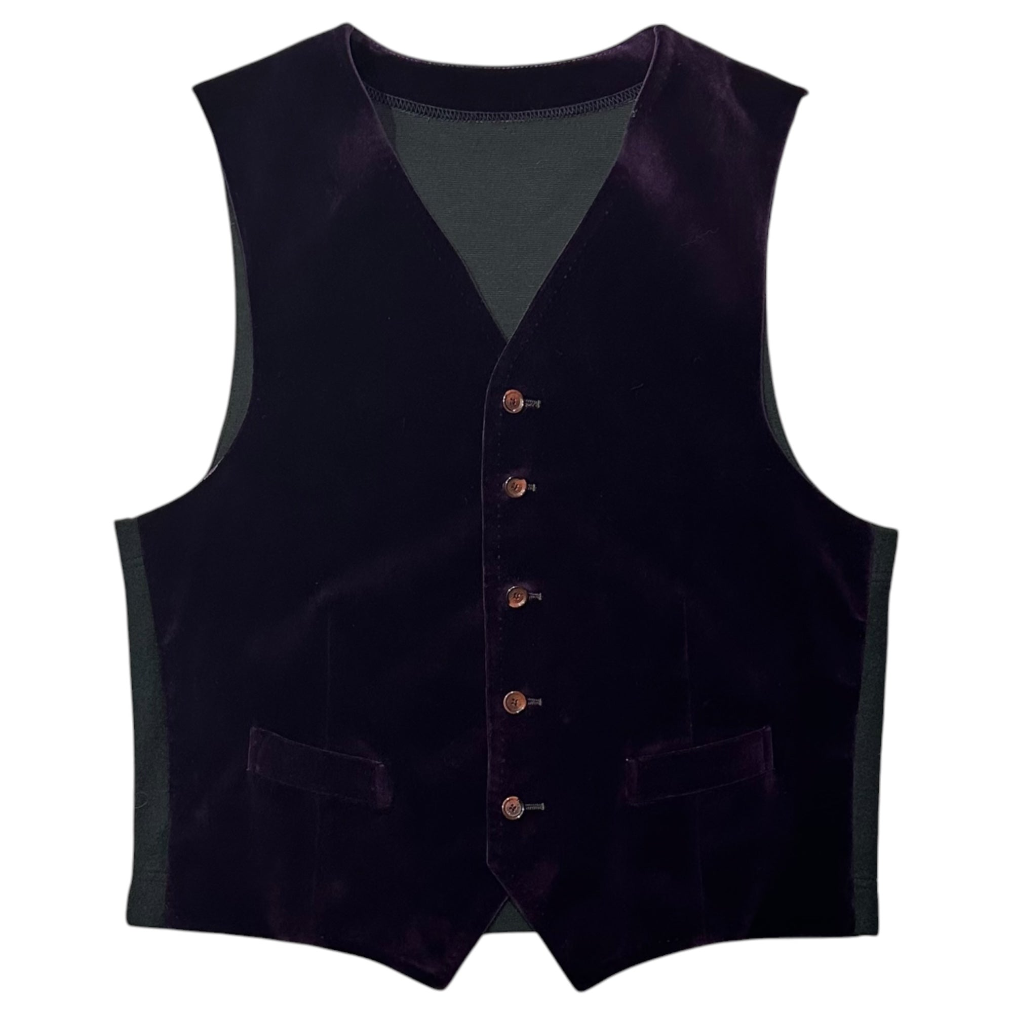 DOLCE&GABBANA(ドルチェ&ガッバーナドルガバ) 2000's Velvet 3-Piece Suit ベルベット 3ピース スーツ G816C 0340 48 パープル セットアップ