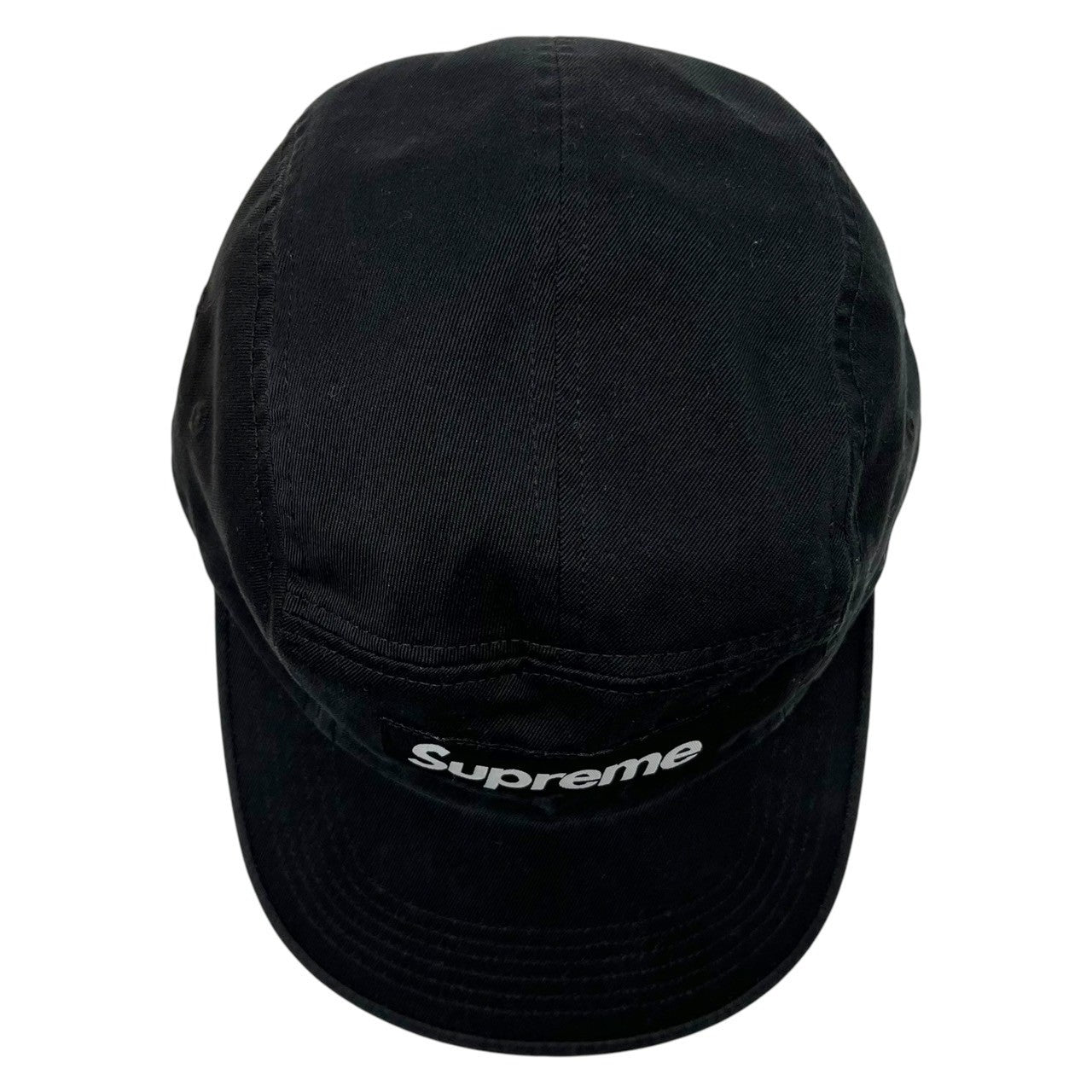 SUPREME(シュプリーム) WASHED CHINO TWILL CAMP CAP ウォッシュド チノ ツイル キャンプ キャップ FREE ブラック