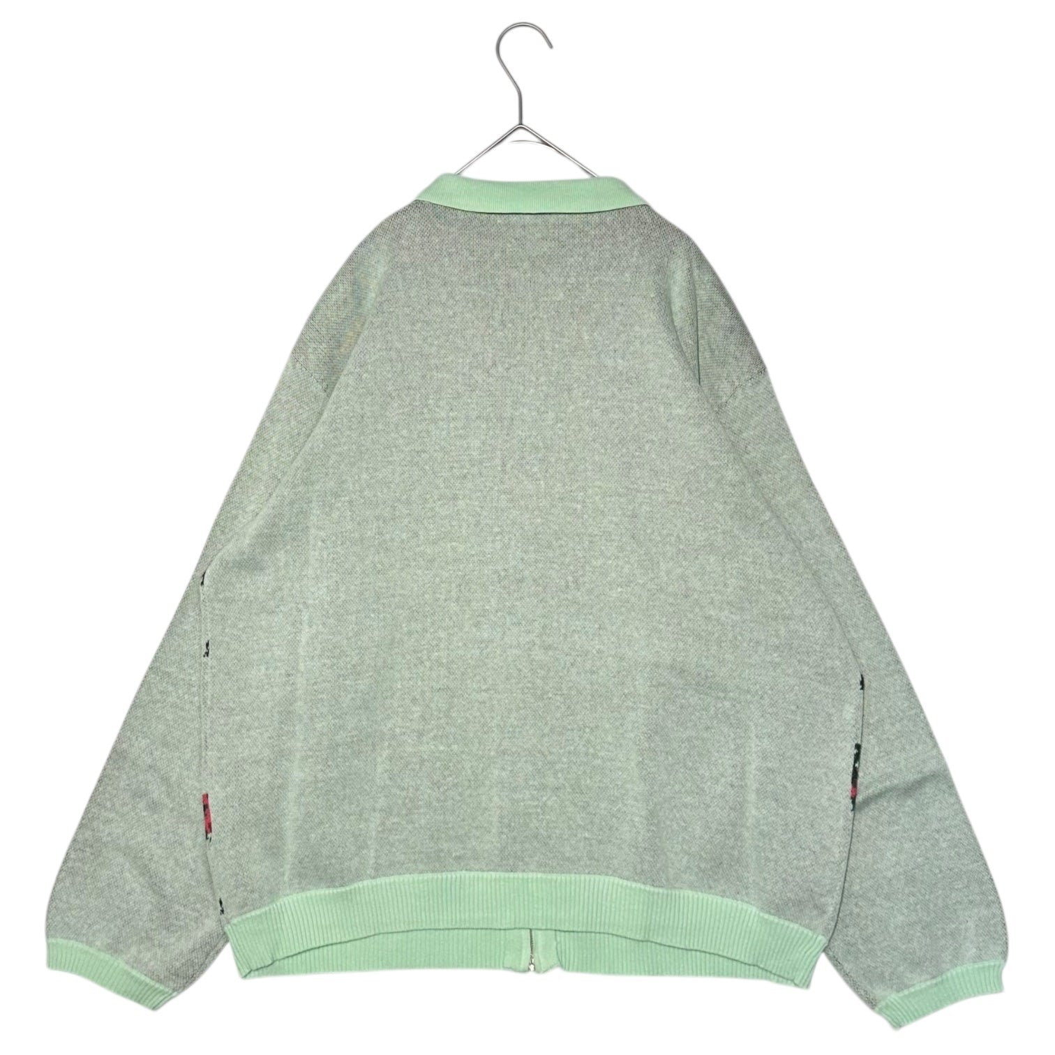 TTT MSW(ティーモダンストリートウエア) 20AW Flower Knit Polo Shirt フラワー ニット ポロシャツ TTT-2020AW-KT02 FREE ミント