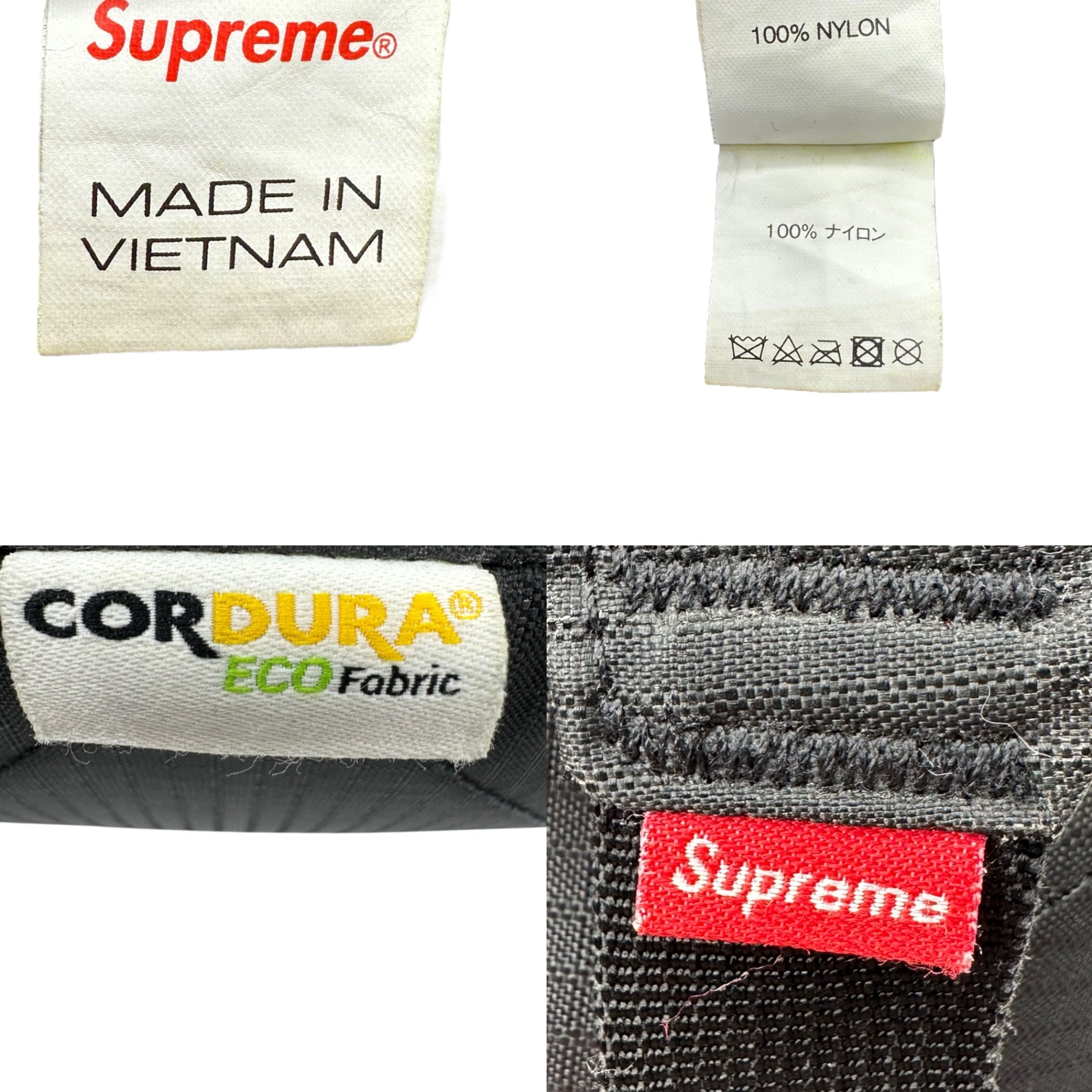 SUPREME(シュプリーム) Waist Bag Black 3L ウエスト バッグ ブラック ショルダー 斜め掛け ロゴ