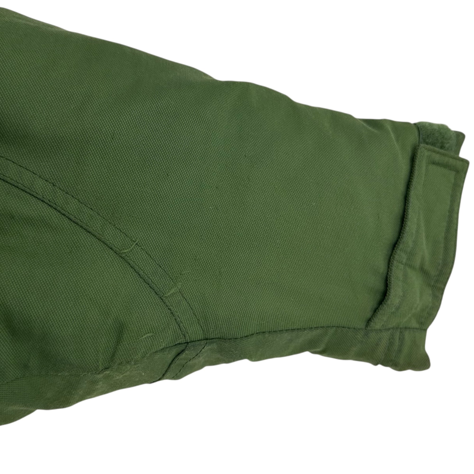 L.L.BEAN(エルエルビーン) Fur Decoration Inside Floral Embroidery Old Down Jacket ファー装飾 内側 花刺繍 オールド ダウン ジャケット 0 BCS1 M カーキ