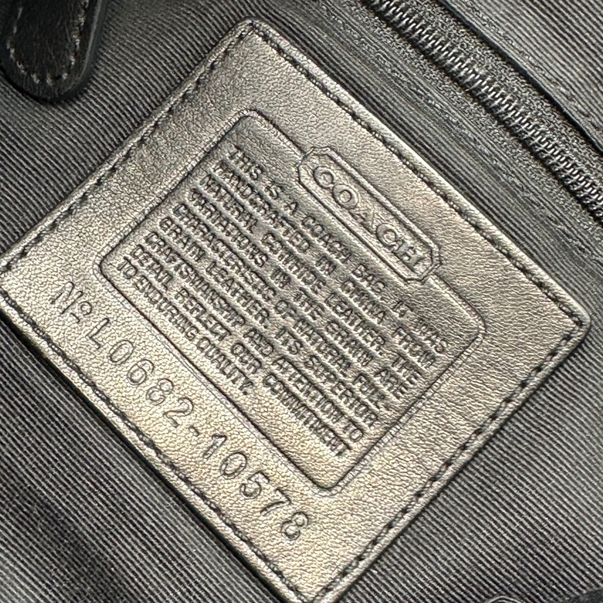 COACH(コーチ) SOHO Leather One-Shoulder Bag レザー ワンショルダー バッグ Y2K 10578 ブラック