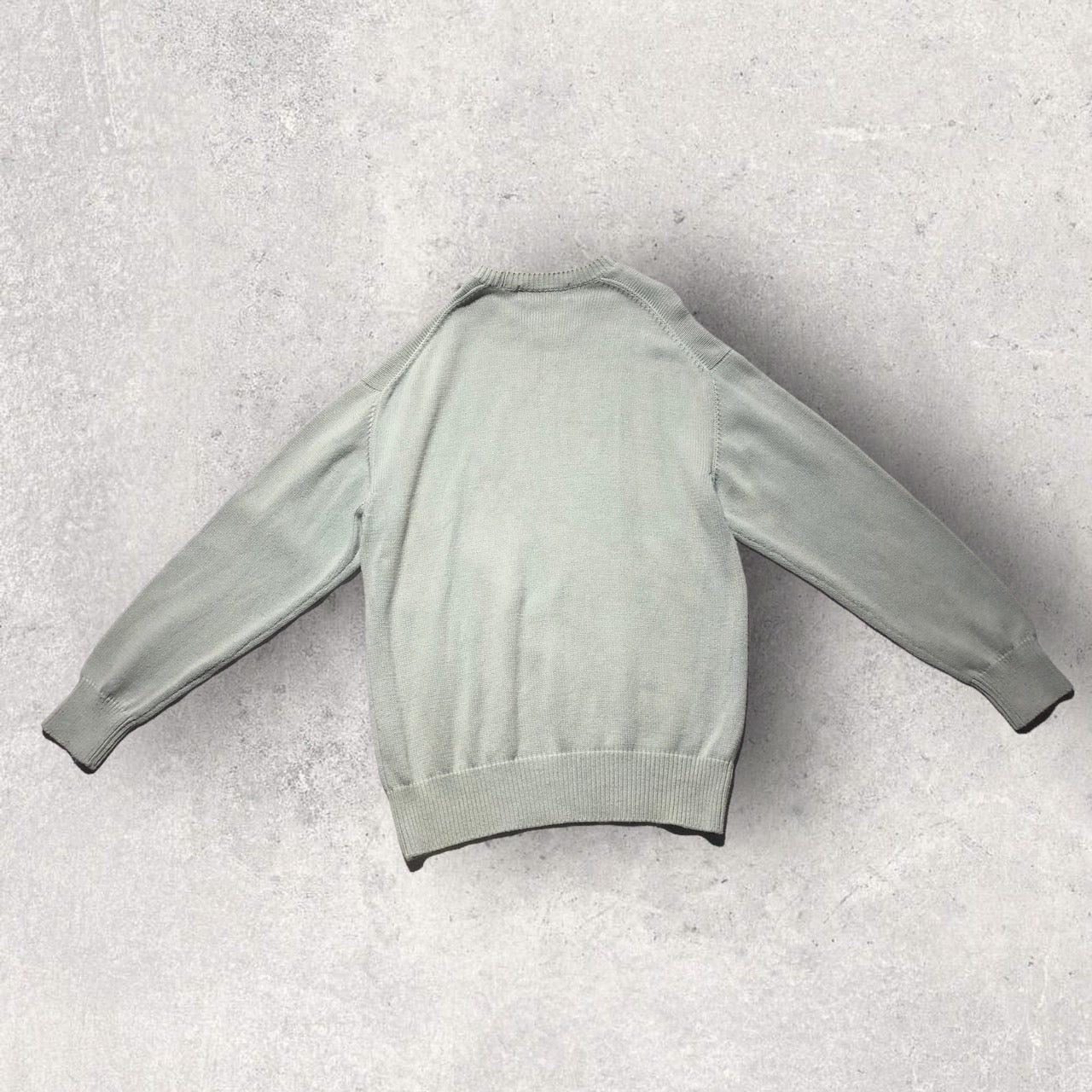 COMME des GARCONS HOMME(コムデギャルソンオム) 90'sコットンクルーネックニット HN-110270 表記なし(M程度) ブルー AD1992 田中オム