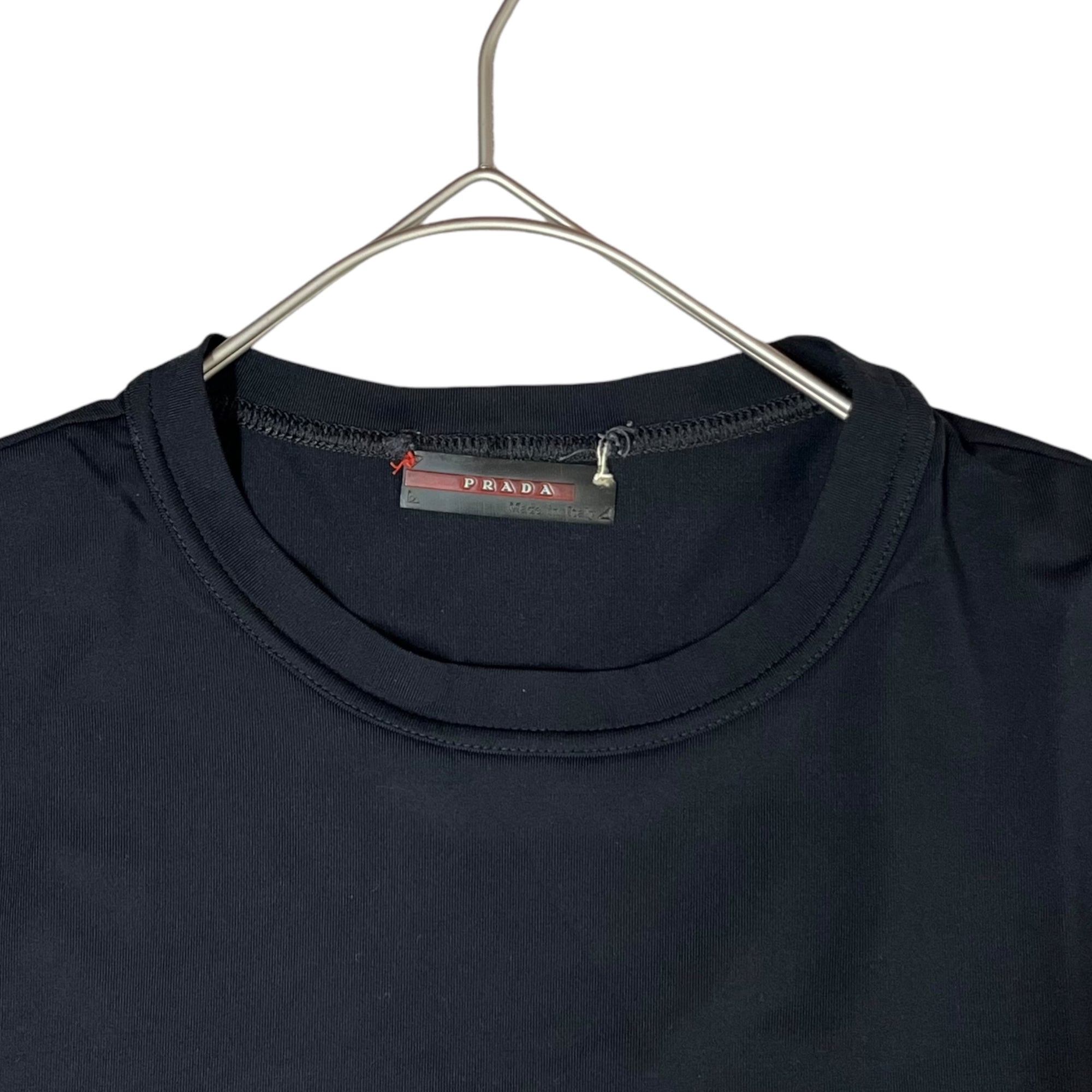 PRADA SPORT(プラダスポーツ) stretch back pocket t-shirt ストレッチ バックポケット Tシャツ ブラック