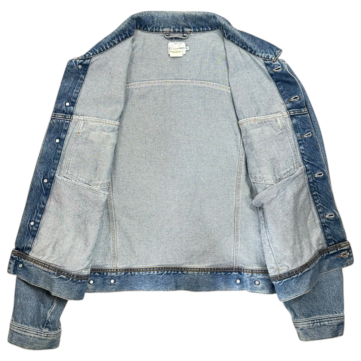 Calvin Klein Jeans(カルバンクラインジーンズ) Over Sized Denim Jacket オーバーサイズ デニム ジャケット XL ライトインディゴ