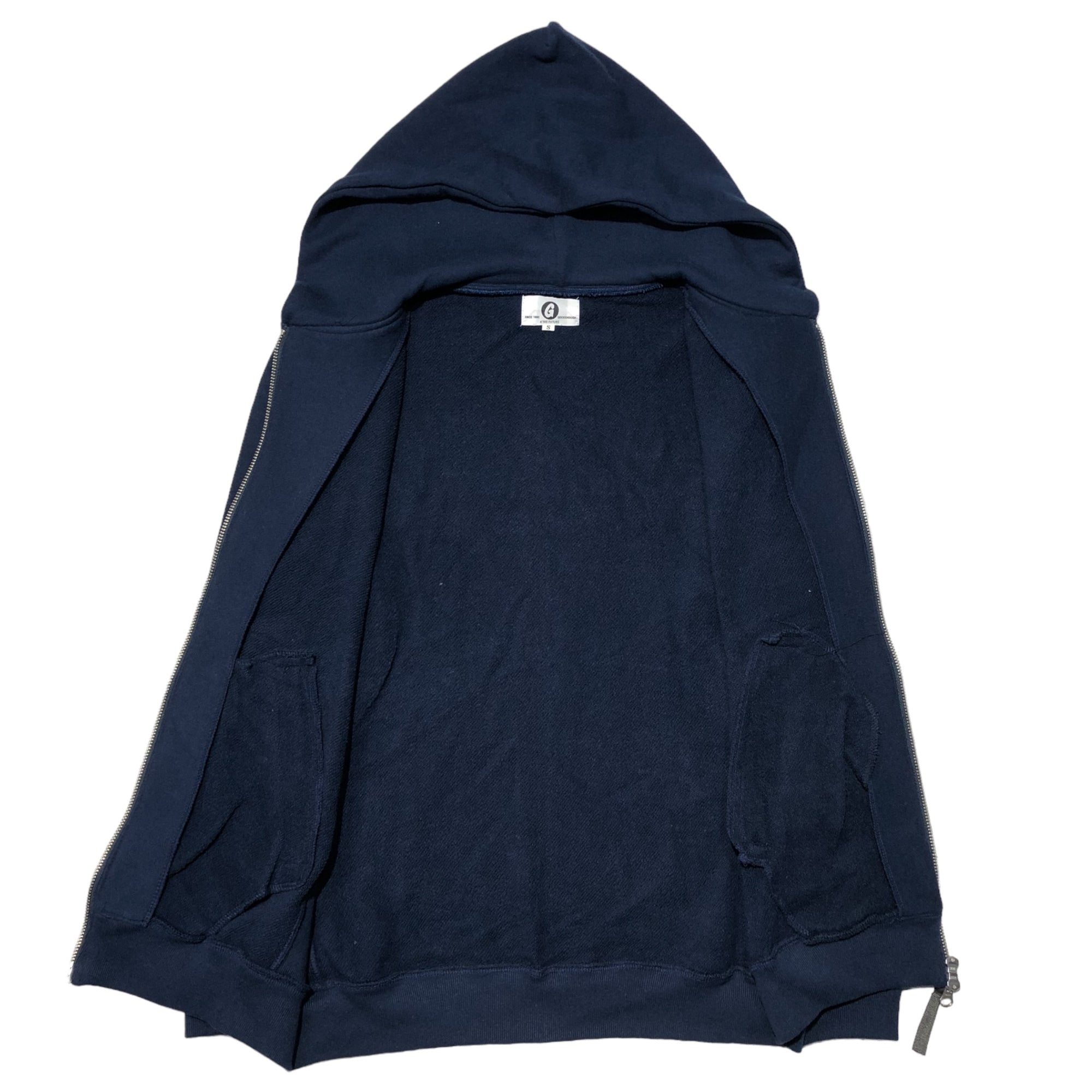 GOODENOUGH(グッドイナフ) 15SS CLASSICS ZIP UP PARKA クラシック ジップアップ パーカー GE-154006 S ネイビー×ホワイト