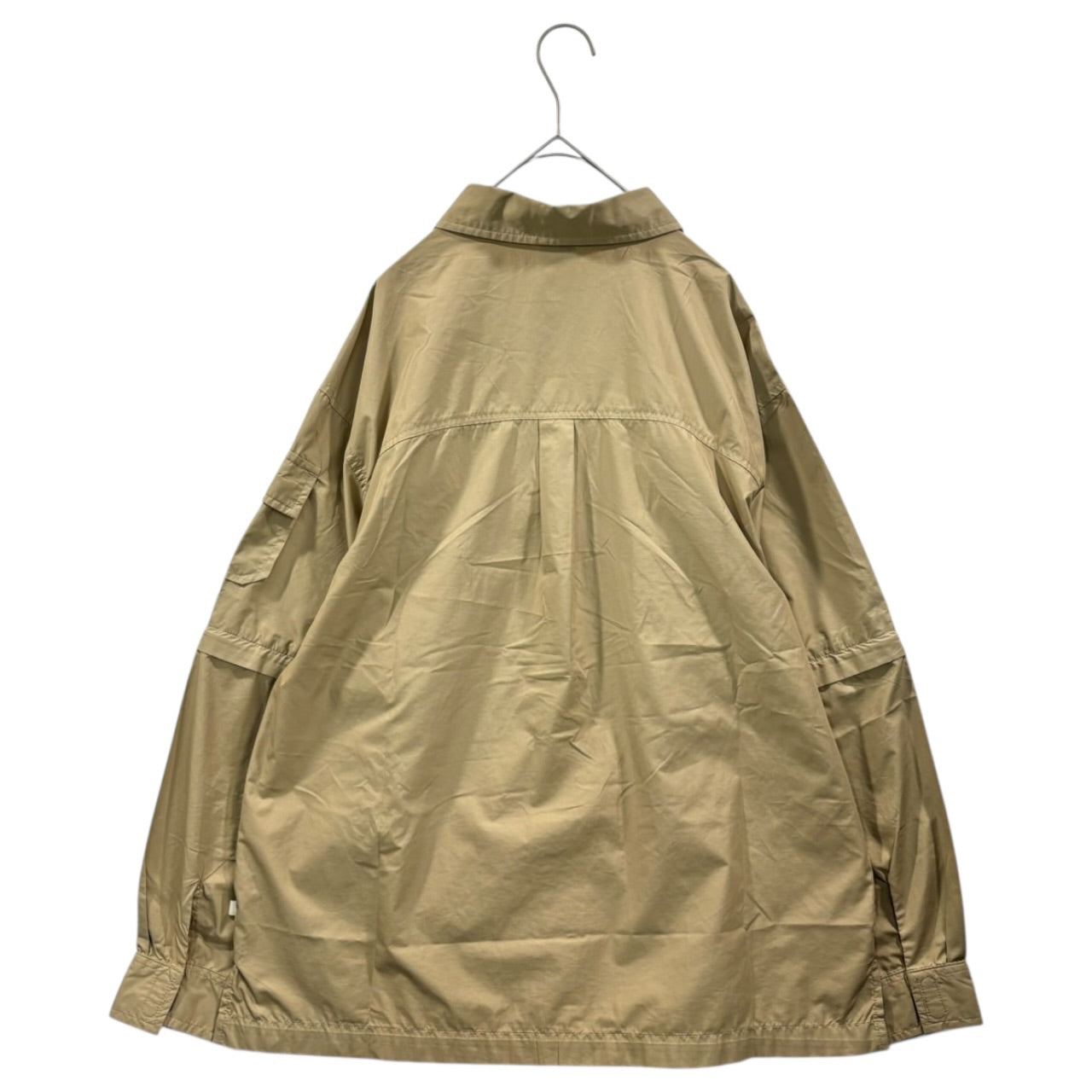 NIKE ACG(ナイキエーシージー) 90's~00's 2WAY Fishing L/S Shirt フィッシング 長袖 シャツ S1 SFD M ベージュ Y2K テック
