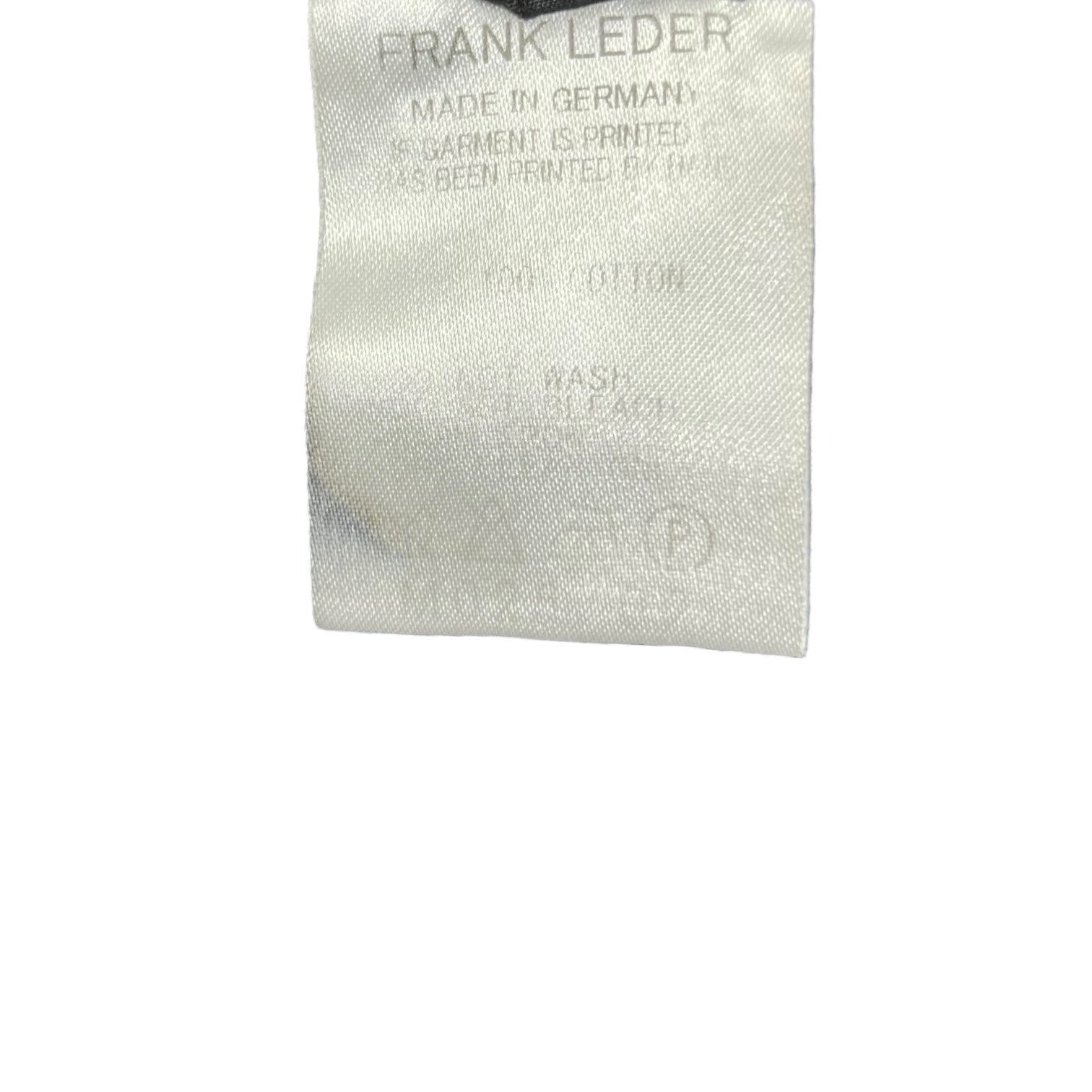 FRANK LEDER(フランクリーダー) 14AW DEUTSCHELEDER COAT ジャーマンレザー チェスター コート 0221116 XS ブラック