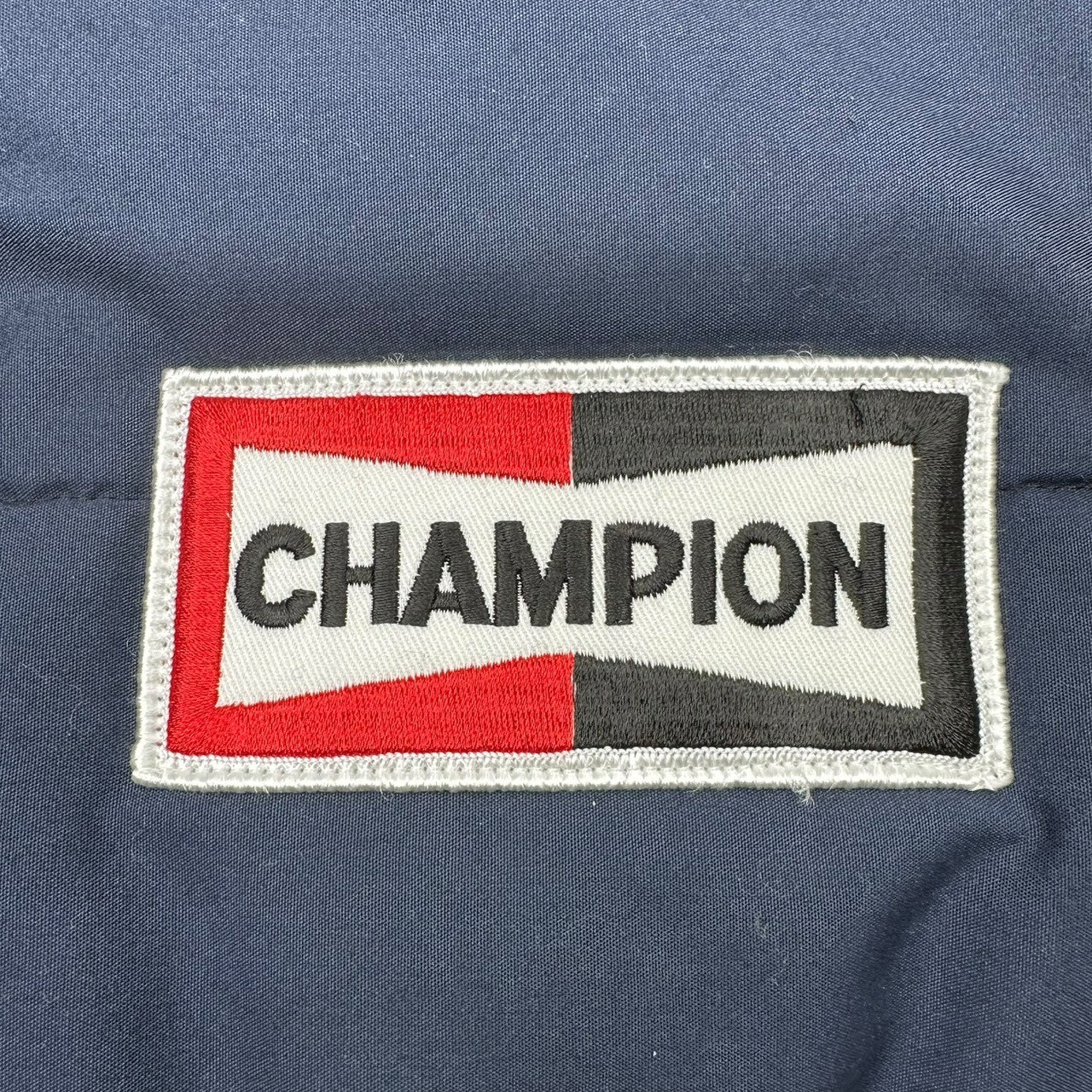 SNAP’N’WEAR(スナップンウェア) CHAMPION Patch Cotton Racing Jacket チャンピオン ワッペン 中綿 レーシング ジャケット L ネイビー