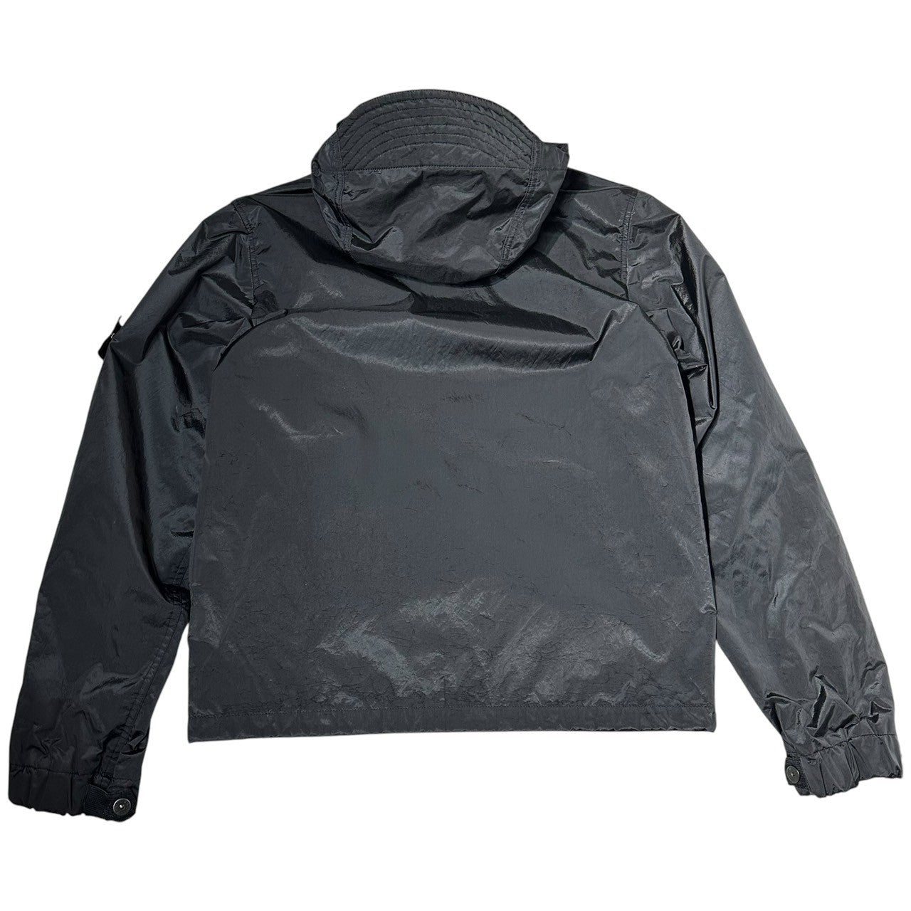 STONE ISLAND(ストーンアイランド) 07AW Nylon Metal Hooded Jacket ナイロン メタル フーディ ジャケット 4715M448 S ブラック 00's アーカイブ マウンテンパーカー
