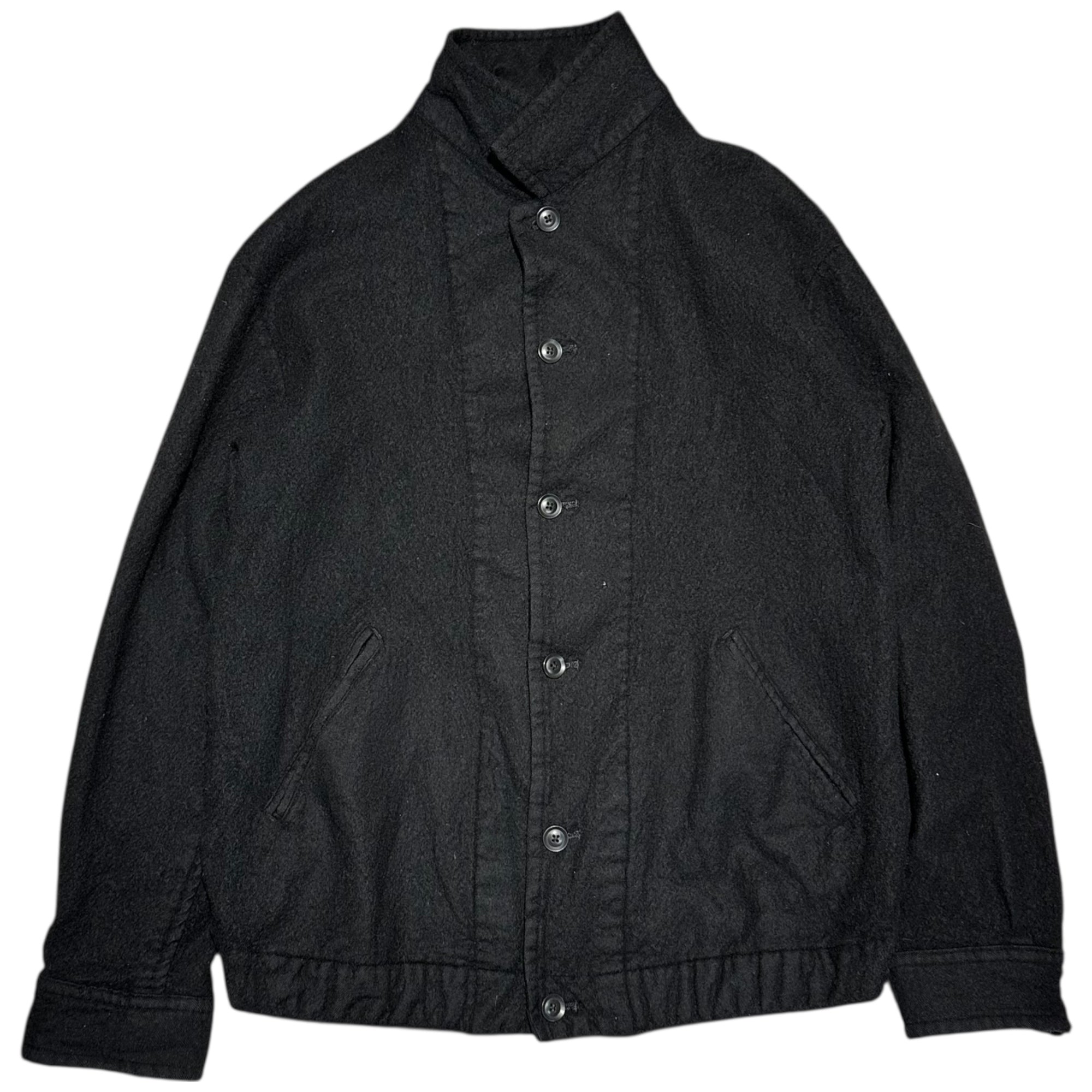 Y's for men(ワイズフォーメン) 90's Archive Wool Fulling Jacket 90年代 アーカイブ ウール 縮絨 ジャケット 4(L程度) ブラック ブルゾン 90年代