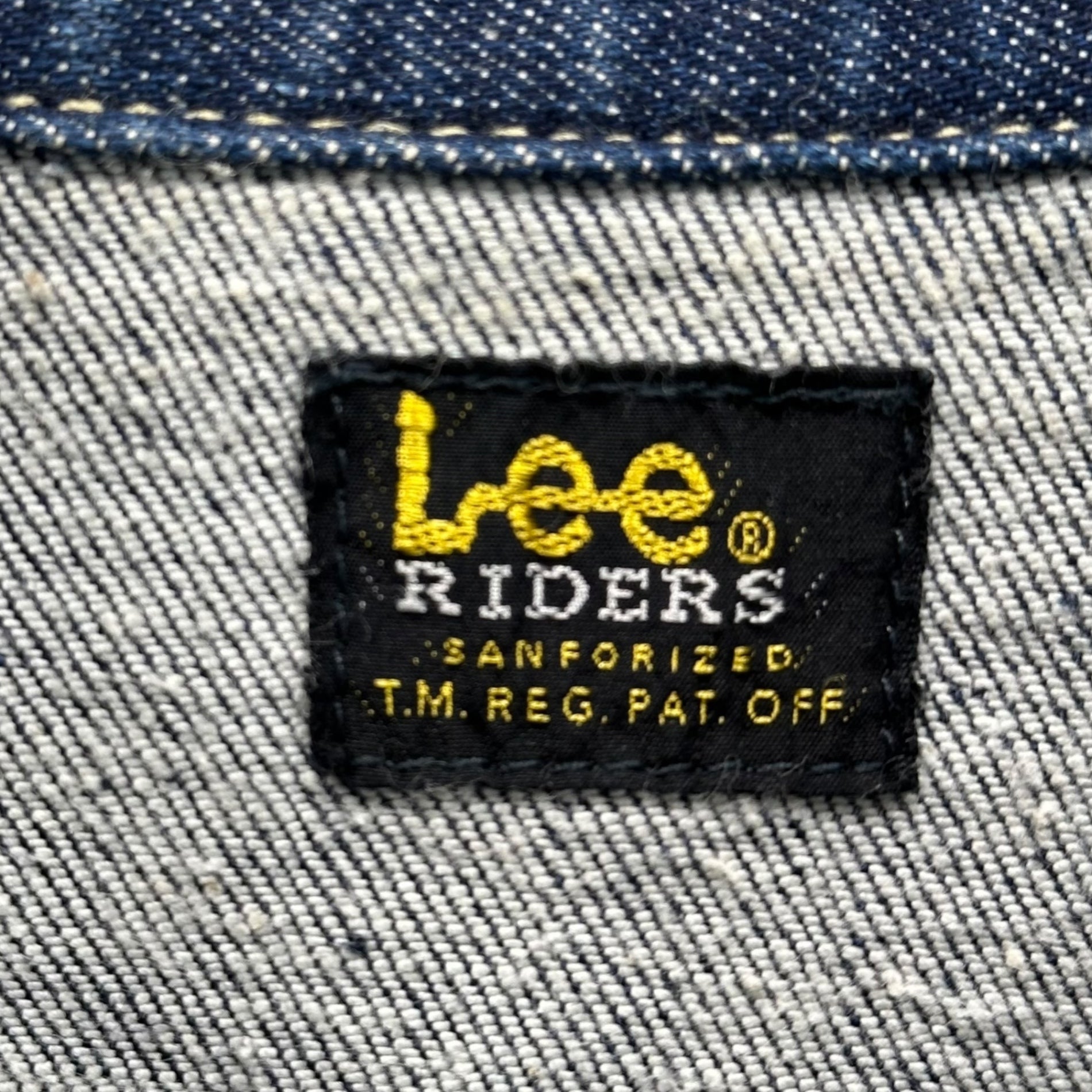 LEE(リー) RIDERS Stretch Denim Trucker Jacket ストレッチ デニム トラッカー ジャケット バック ペイント LM0319 M インディゴ