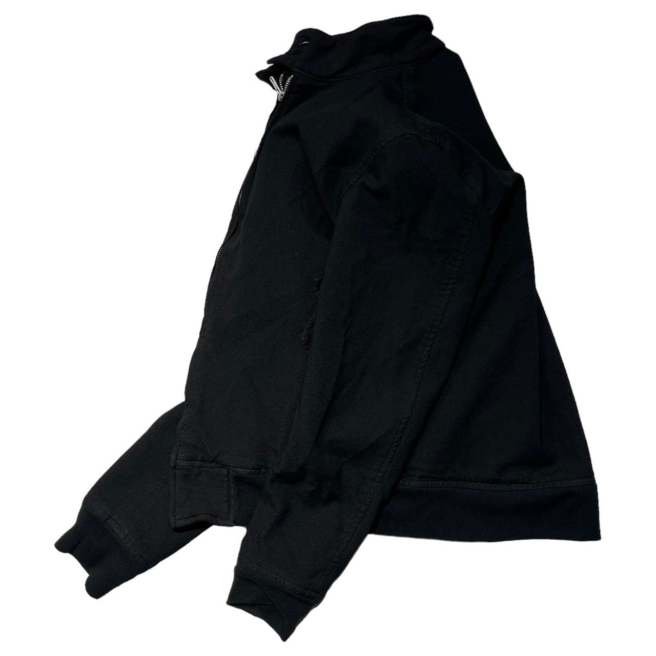 COMME des GARCONS HOMME(コムデギャルソンオム) 09AW Product Dyed Poly Fleece Swing Top 製品染め ポリ縮絨 スイングトップ ブルゾン ジャケット HD-J110 S ブラック AD2009