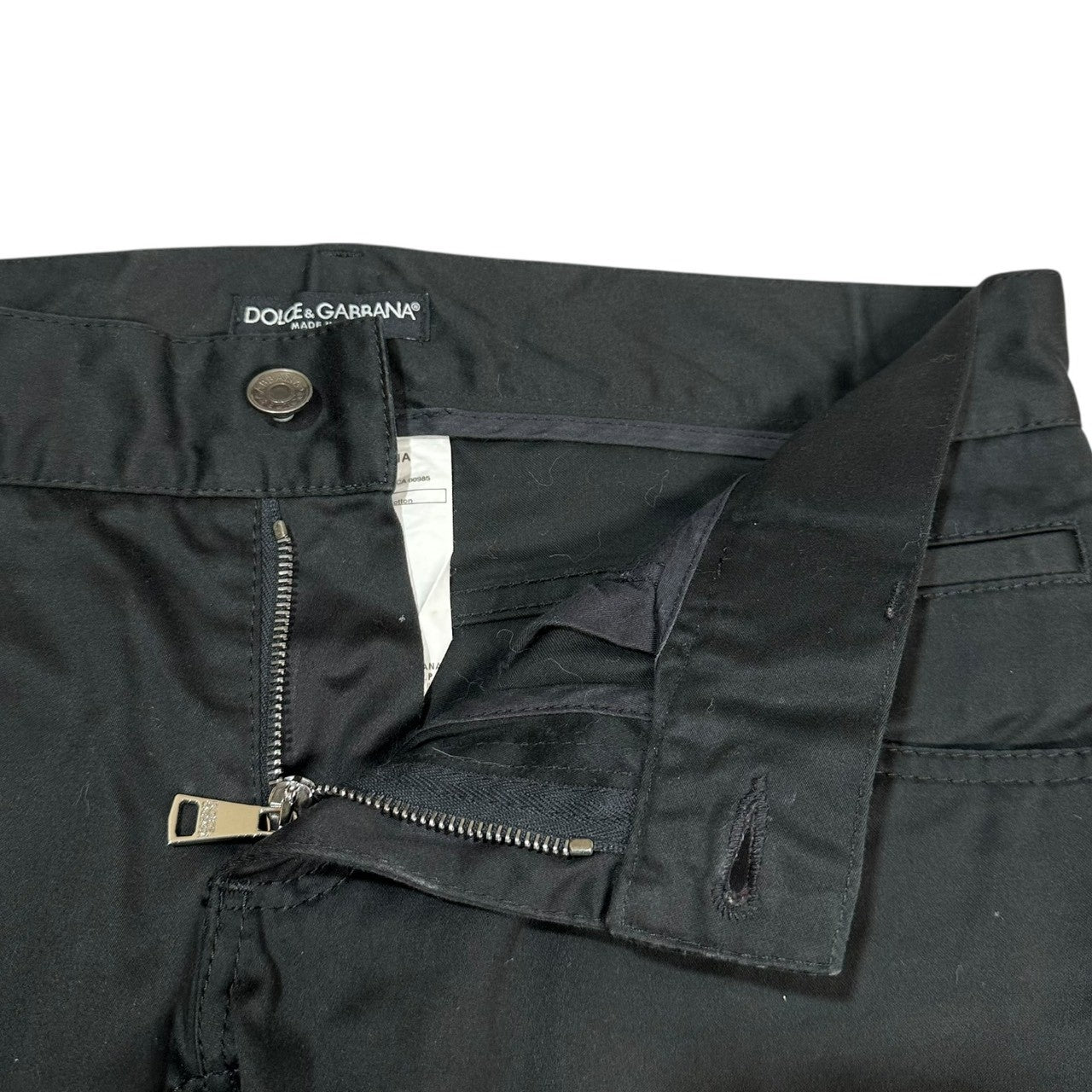 DOLCE&GABBANA(ドルチェ&ガッバーナドルガバ) Basic Chino Pants ベーシック チノ パンツ G32YGT/FU6GJ 48(M) ブラック