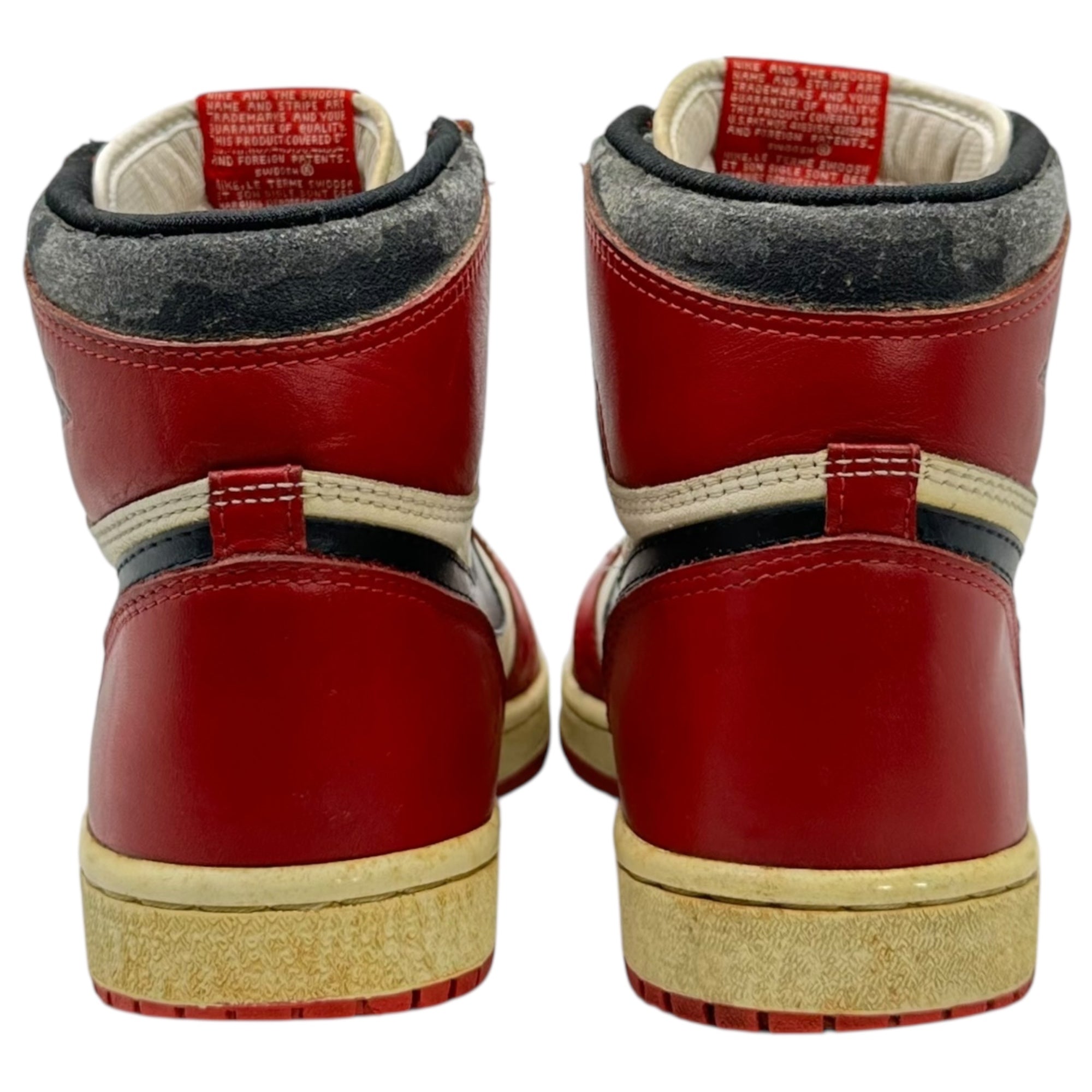 NIKE(ナイキ) 1985 AIR JORDAN 1 ”CHICAGO” エアジョーダン 1 シカゴ オリジナル 850810TH 9 1/2(27.5cm) レッド×ホワイト 1985年製 ヴィンテージ オリジナル ハイカット スニーカー