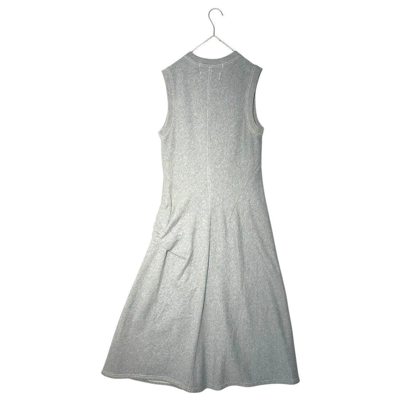 COMME des GARCONS JUNYA WATANABE × 10 corso como(コムデギャルソンジュンヤワタナベ × ディエチコルソコモ) 10AW Sleeveless Sweatshirt Dress ノースリーブ スウェット ワンピース SF-T104 FREE グレー AD2010