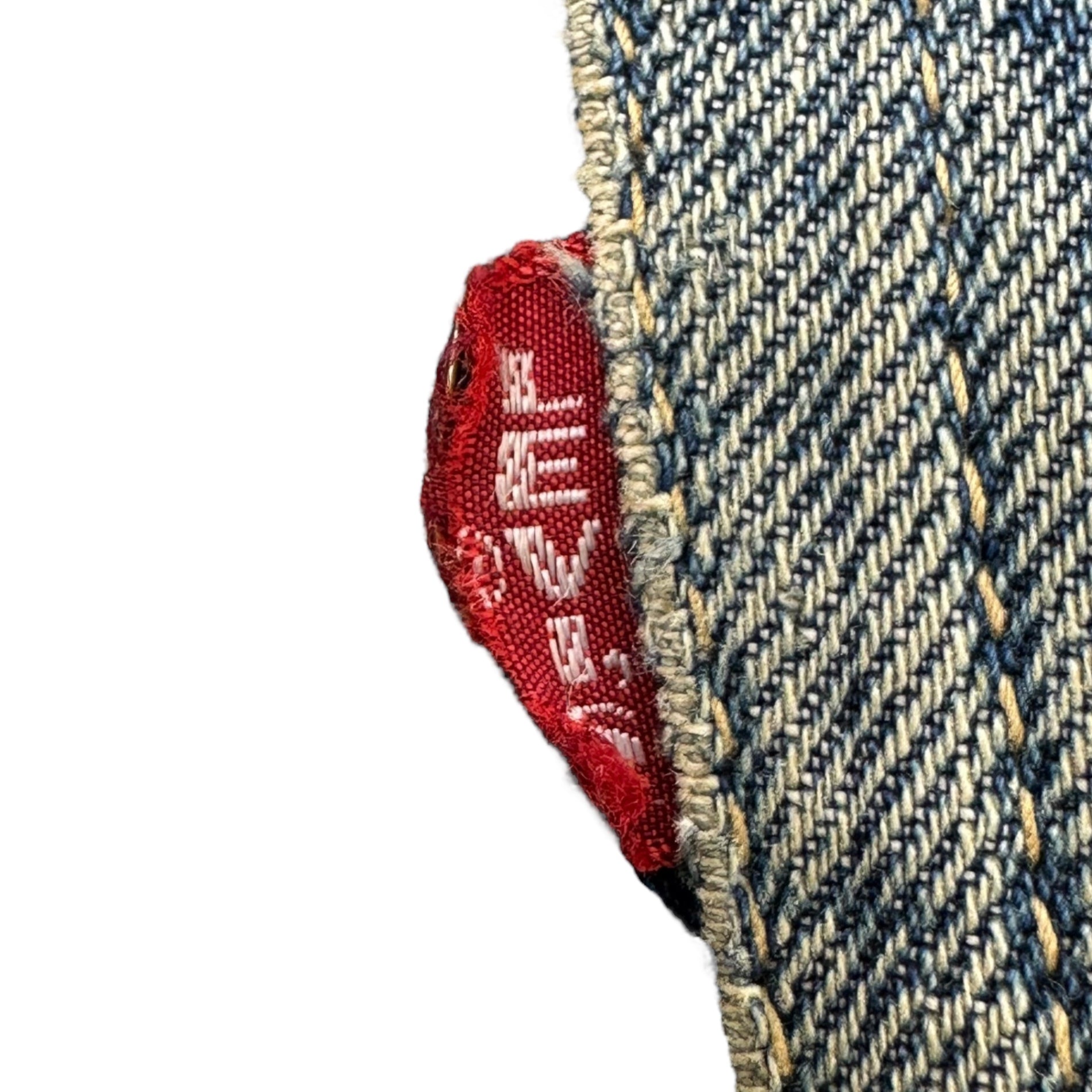 Levi's(リーバイス) 60's~70's 505 BIG E VINTAGE DENIM ヴィンテージ デニム パンツ 実寸90cm程度(W35程度) インディゴ 60年代~70年代 SCOVILL ZIP 裏刻印8 セルビッチ