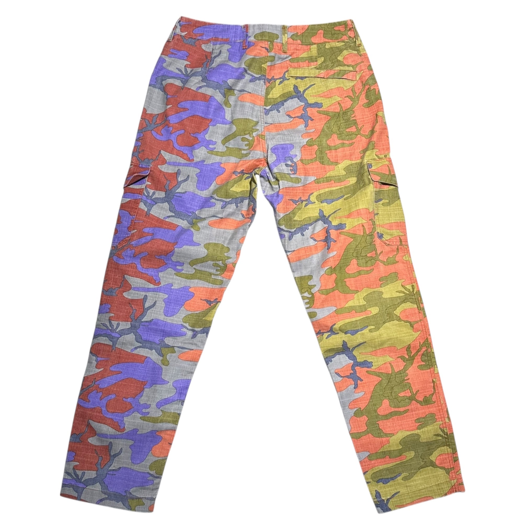 STONE ISLAND(ストーンアイランド) 22AW Heritage Camo Ripstop Nylon Cargo Pants ヘリテージ カモ リップストップナイロン カーゴ パンツ 7715319E8 W31 ブリックレッド カモフラ 迷彩