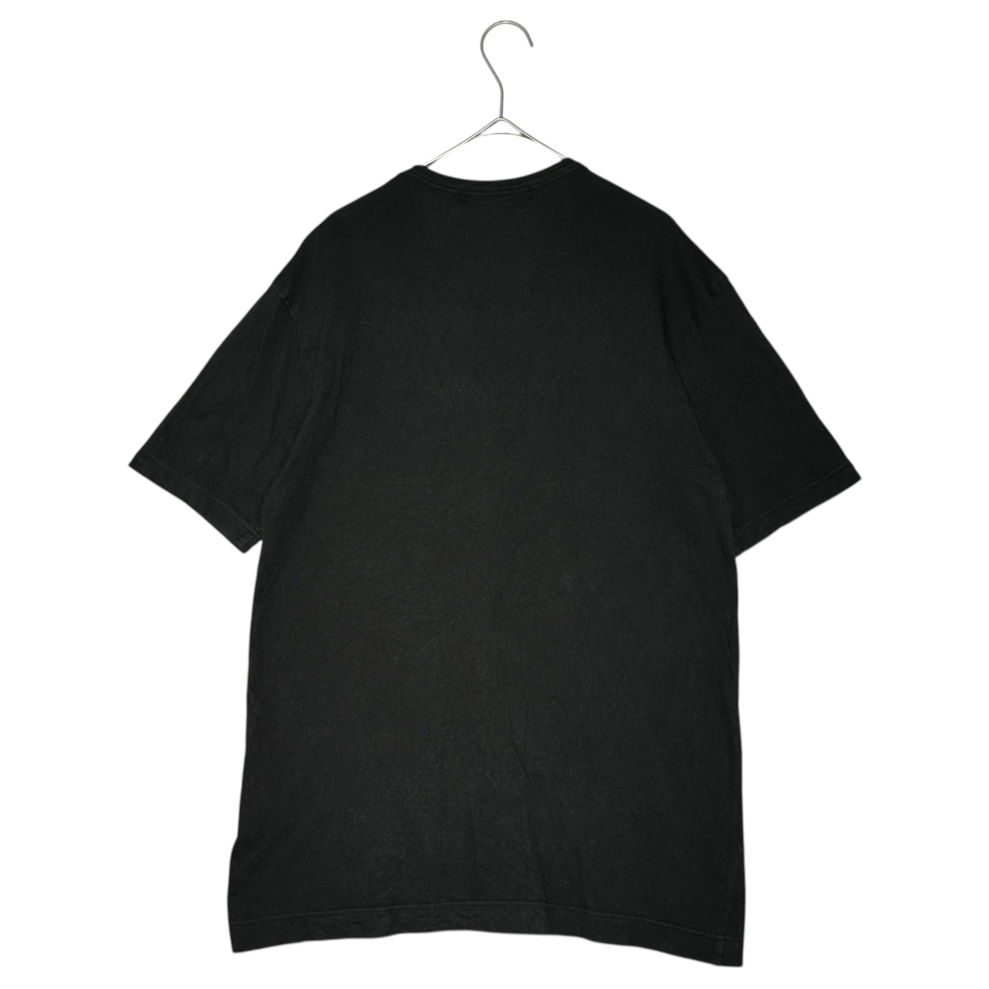 COMME des GARCONS SHIRT(コムデギャルソンシャツ) 90's Center Pleats Crew Neck T-Shirt 90年代 センター プリーツ クルーネック Tシャツ S ブラック