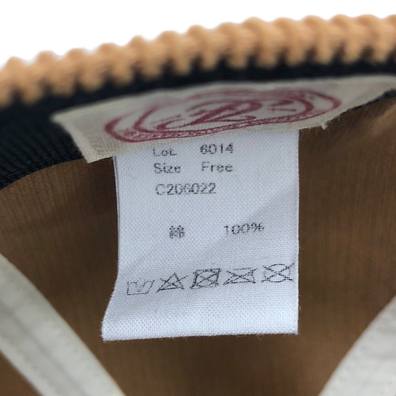 FULL COUNT(フルカウント) 6PANEL CORDS BASEBALL CAP F PATCH 6パネル コーデュロイ キャップ 6014 FREE ベージュ