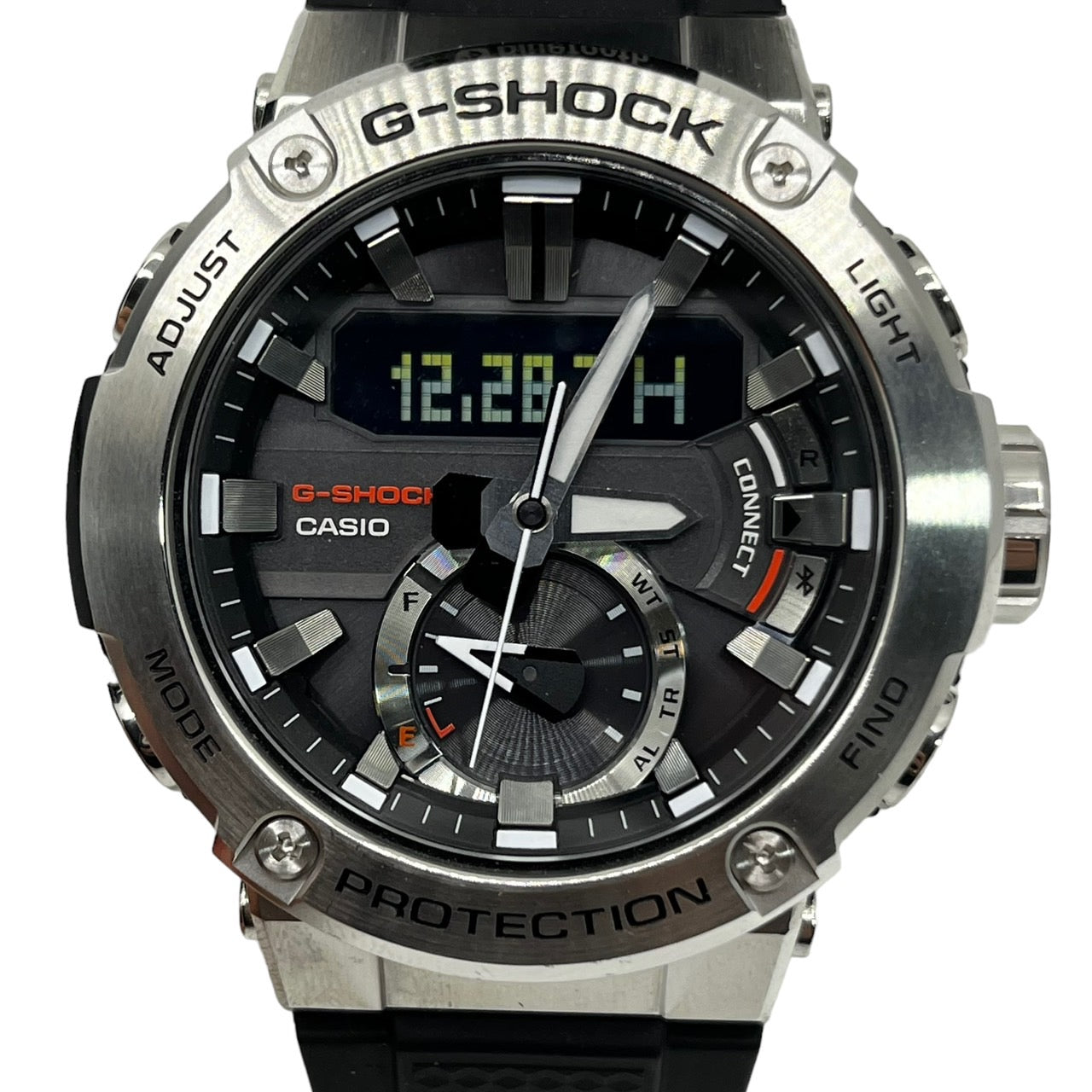 CASIO(カシオ) G-STEEL/ソーラーデジタルウォッチ/腕時計 GST-B200-1AJF メタル/ブラック ソーラー、Bluetooth