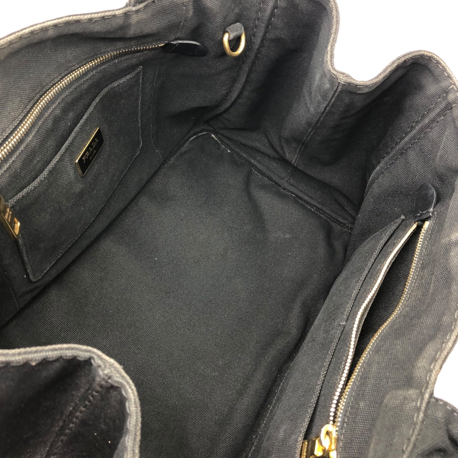 PRADA(プラダ) カナパ ハンド バッグ 204 キャンバス トート ハンド バッグ