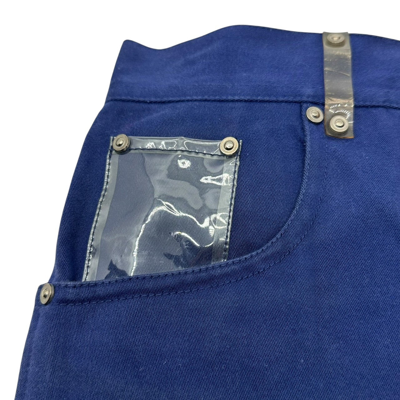 SEDITIONARIES(セディショナリーズ) 666 SEX original Vinyl pocket trousers ビニール ポケット トラウザー パンツ L ネイビー