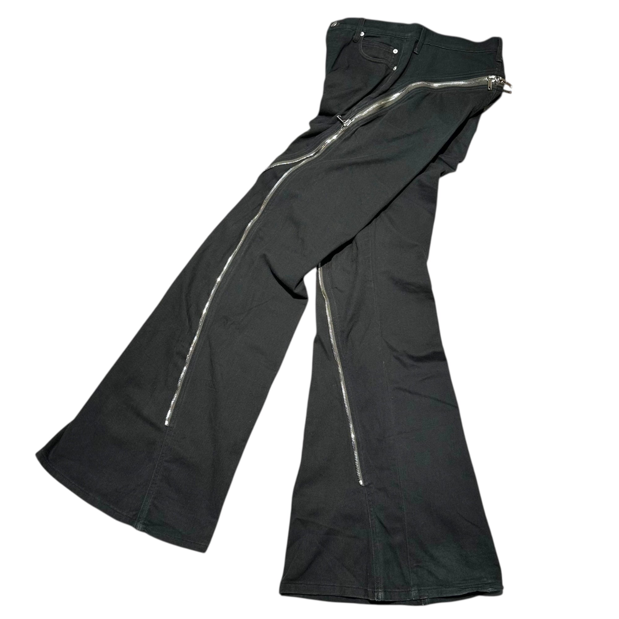 Rick Owens(リックオウエンス) 22SS BOLAN BANANA JEANS BLACK ボラン バナナ ジーンズ RR01B1303-HDDL 30 ブラック