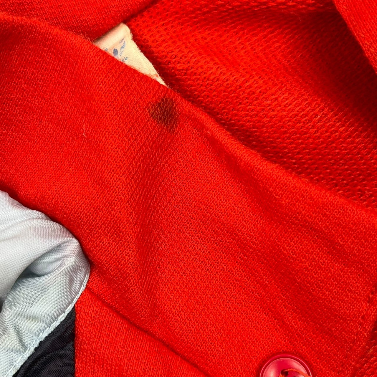 adidas(アディダス) 70's vintage nylon jacket ヴィンテージ ナイロン ジャケット 168(M程度) ネイビー×スカイブルー