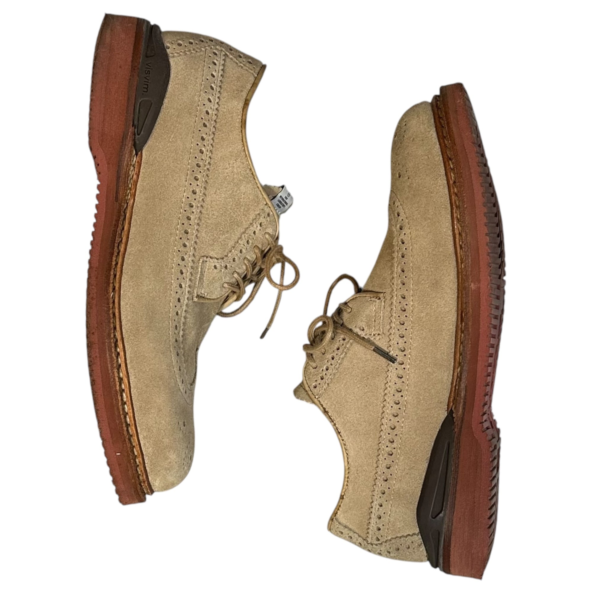 VISVIM(ビズビム/ヴィズヴィム) 2011AW PATRICIAN WT-FOLK SAND パトリシアン ウィングチップ フォルク 316078 US9(27.0cm程度) ベージュ オックスフォード シューズ スウェード