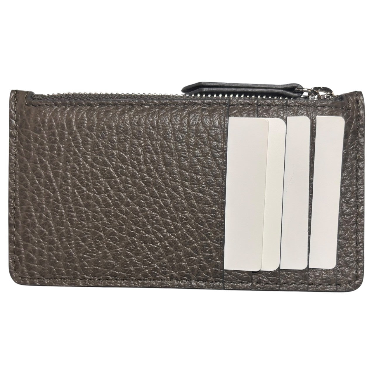 MAISON MARGIELA(メゾンマルジェラ) CARD HORLDER ZIP EW カードホルダー カードケース S56UI0143 グレージュ 箱・購入証明書付属 フラグメントケース