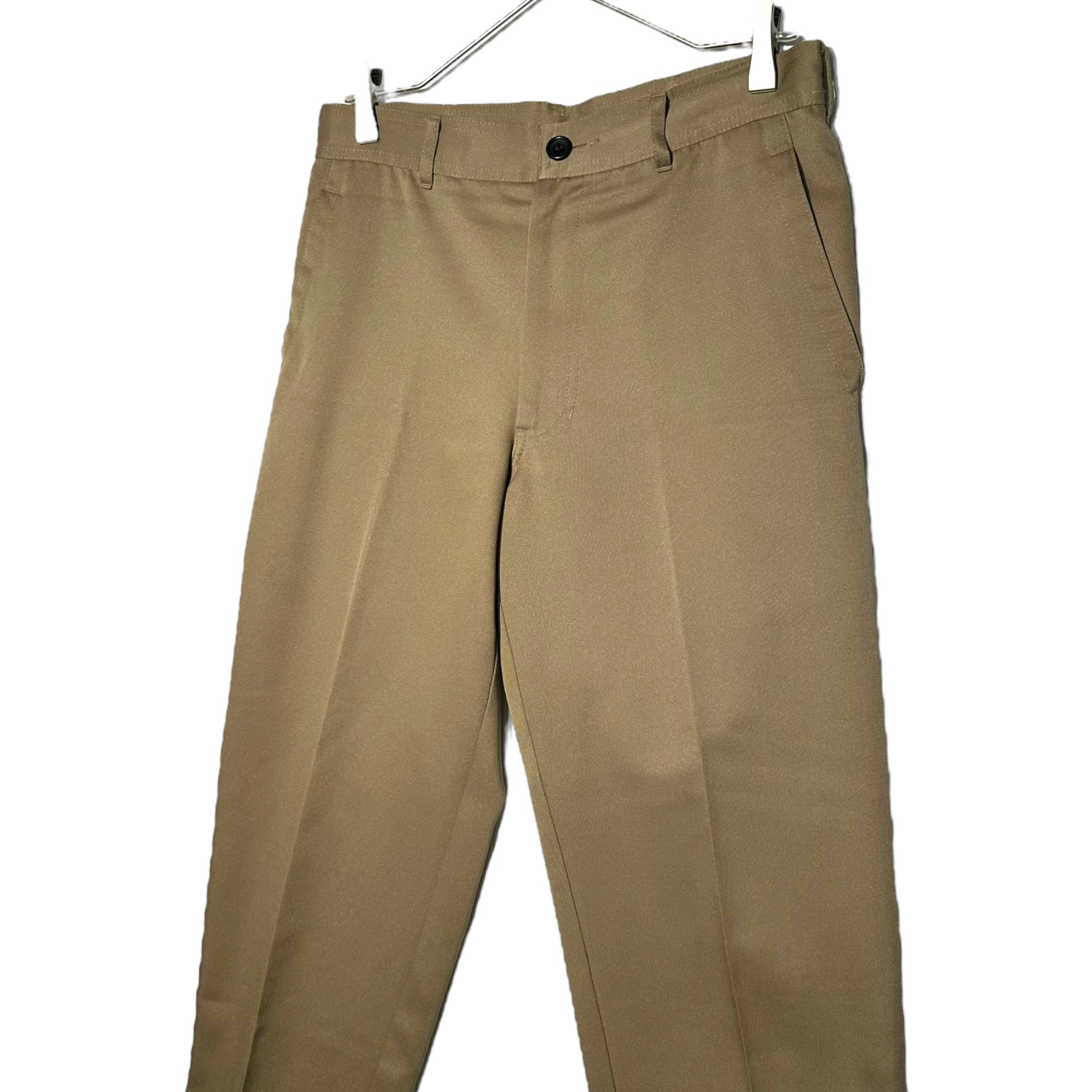 COMME des GARCONS HOMME PLUS(コムデギャルソンオムプリュス) 98AW poly cotton tapered slacks/ポリコットンテーパードスラックス PP-04066S SIZE S ベージュ AD1998 インサイドアウト期