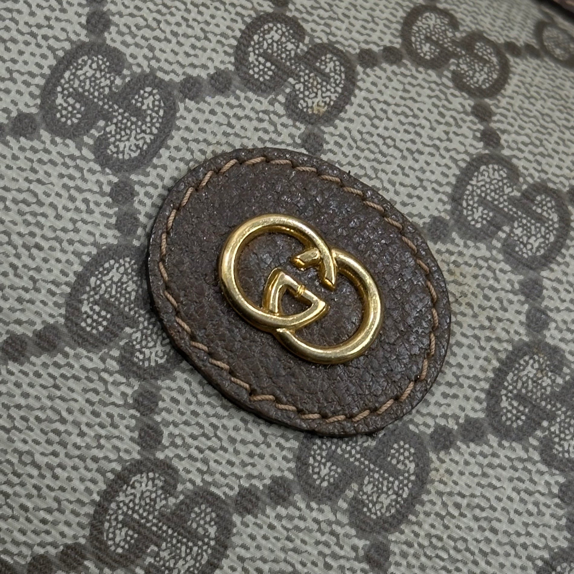GUCCI(グッチ) GG Supreme Sherry Line Mini Boston Bag GGスプリーム シェリーライン ミニボストン バッグ 002-115-6697 4023 ベージュ ハンド