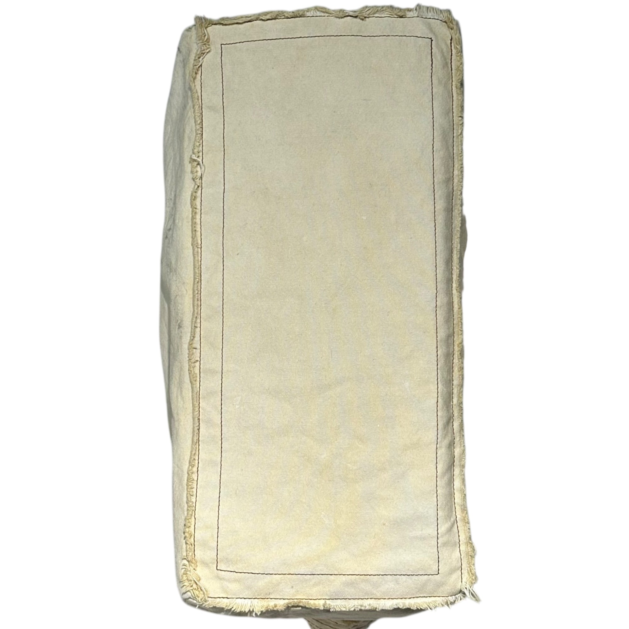 tricot COMME des GARCONS(トリココムデギャルソン) 05SS Brown Stitch Canvas Hand Tote Bag ブラウンステッチ キャンバス ハンド トートバッグ TO-K205 アイボリー×ブラウン