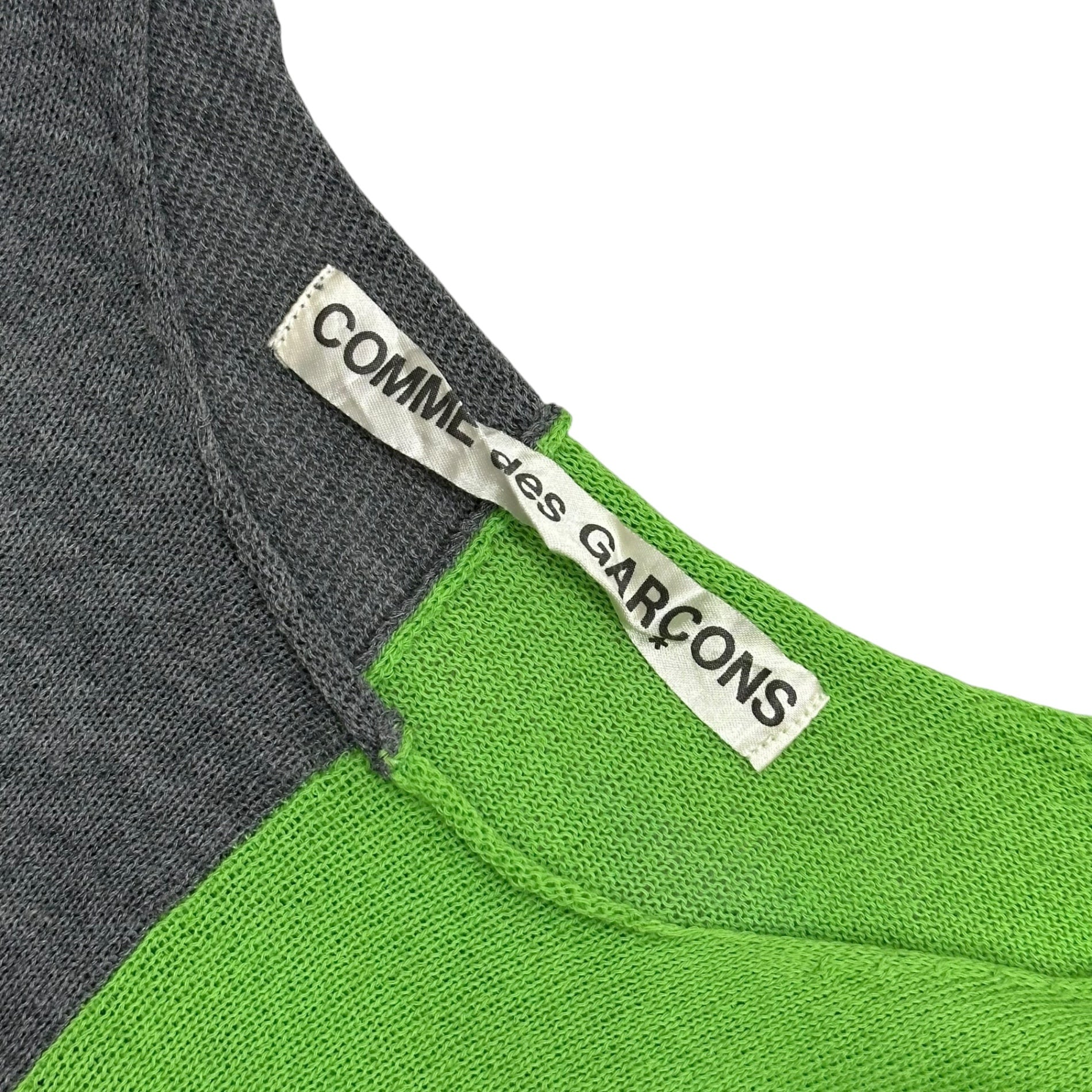 COMME des GARCONS(コムデギャルソン) 1996SS Nylon-Blend Wool Panel Knit ナイロン混 ウール パネル ニット GN-100060 FREE マルチカラー AD1995 90s アーカイブ