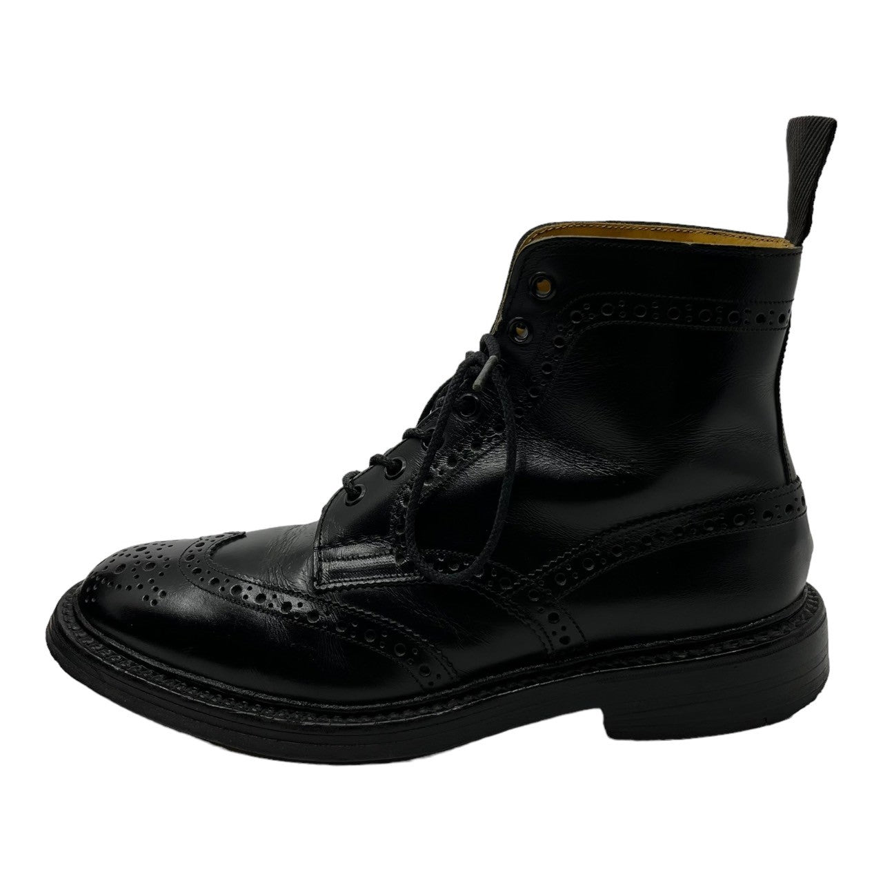 Tricker's(トリッカーズ) COUNTRY BOOTS MALTON カントリーブーツ モールトン 2508 7 1/2 -5(26cm程度) ブラック メダリオン レースアップ ブーツ ドレス