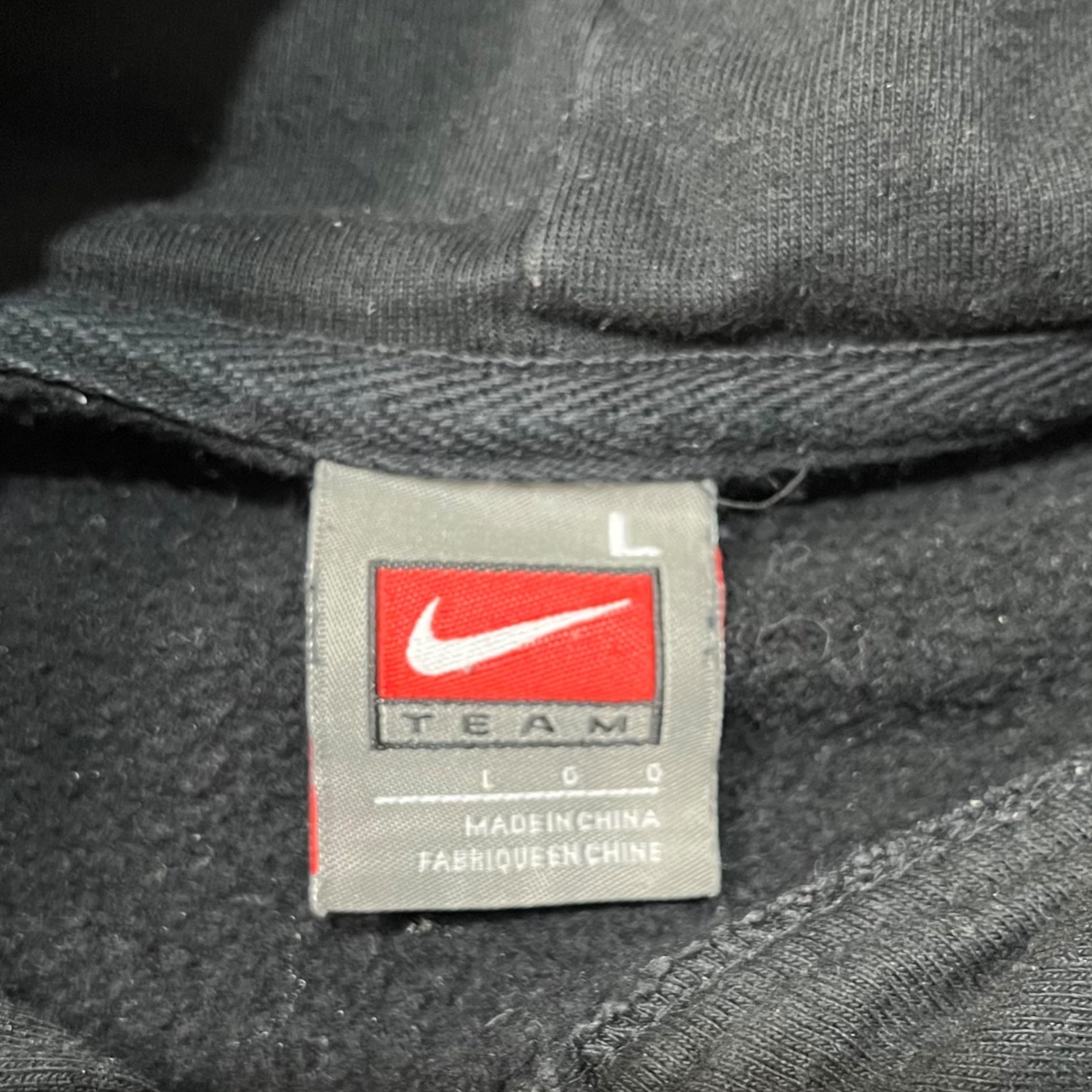 NIKE(ナイキ) 00's tiger embroidery pullover hoodie L ブラック×イエロー