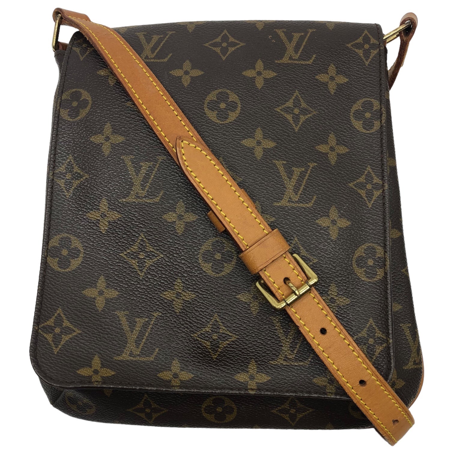 LOUIS VUITTON(ルイヴィトン) Musette Salsa Short ミュゼット サルサ ショート モノグラム ショルダーバッグ M51258 ブラウン SD0050