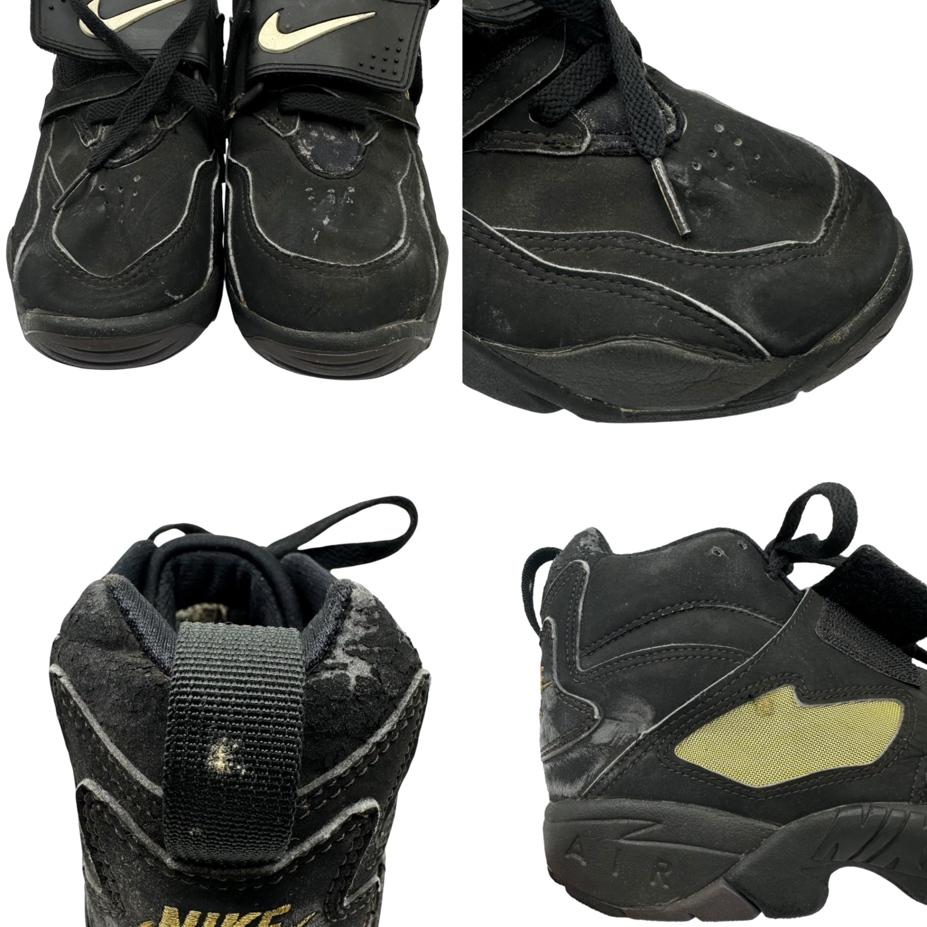 NIKE(ナイキ) 1993 AIR DIAMOND TURF LS エア ダイヤモンド ターフ 973012-000 26.5cm ブラック 90年代 90's 箱付 スニーカー