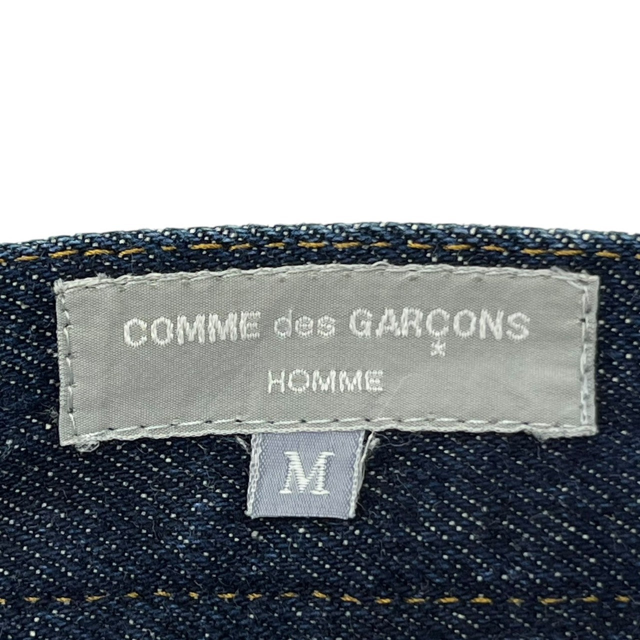 COMME des GARCONS HOMME(コムデギャルソンオム) 90's back check pocket straight denim pants バック チェック ポケット ストレート デニム パンツ HP-05015 M インディゴ 90年代 ヴィンテージ