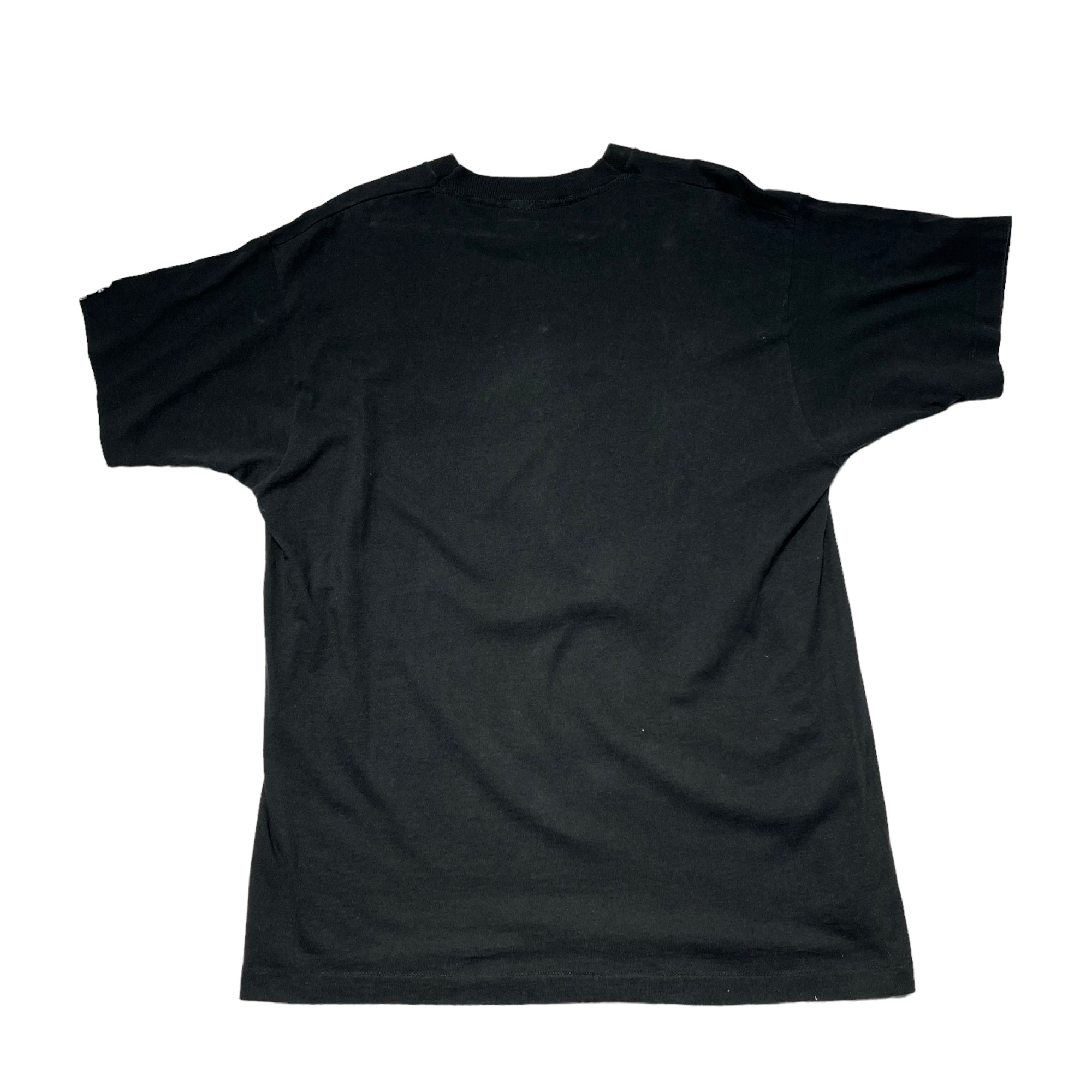 VINTAGE(ヴィンテージ) 80's Trompe l'oeil T-shirt 騙し絵Tシャツ 80年代 XL ブラック×グレー 1980年製造品