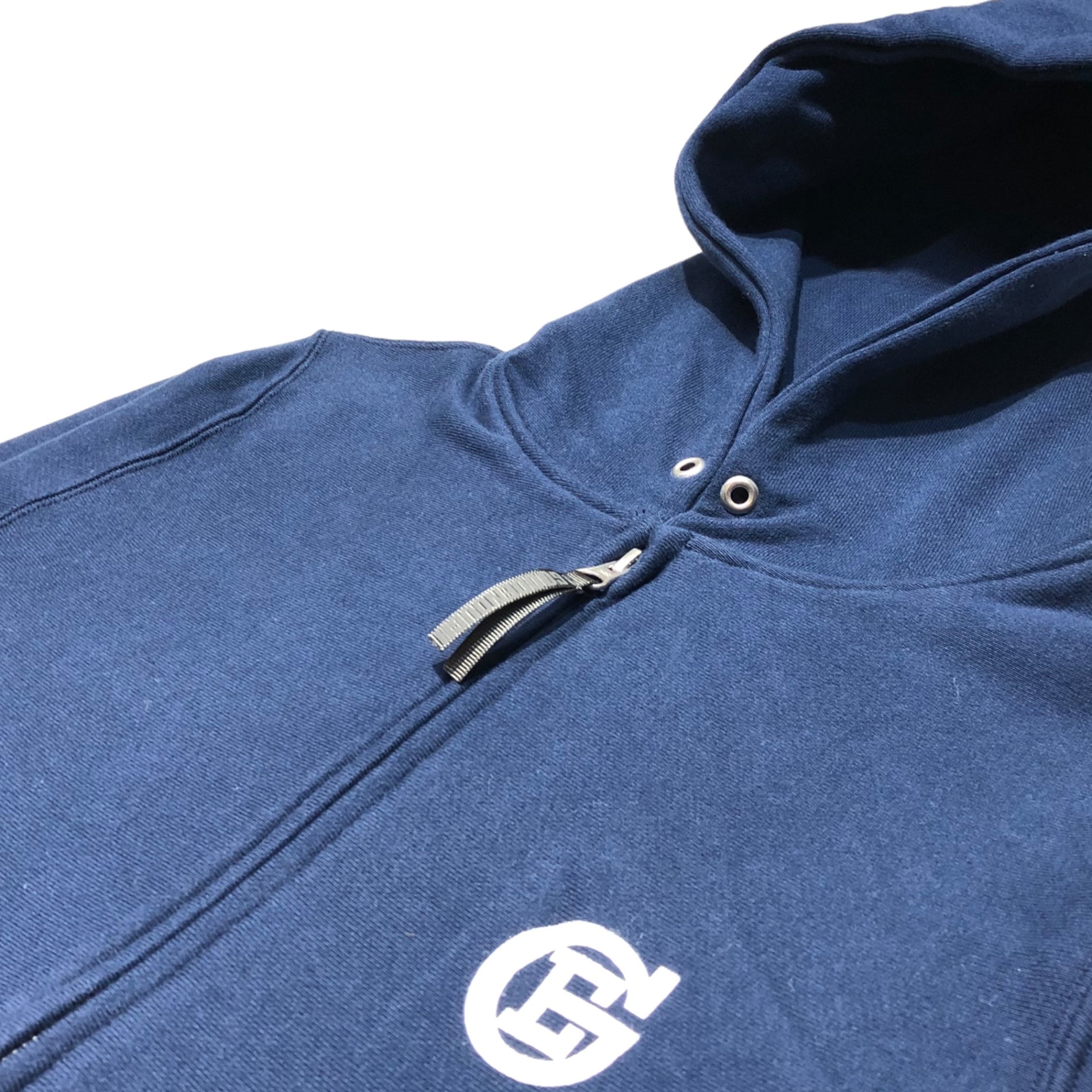 GOODENOUGH(グッドイナフ) 15SS CLASSICS ZIP UP PARKA クラシック ジップアップ パーカー GE-154006 S ネイビー×ホワイト