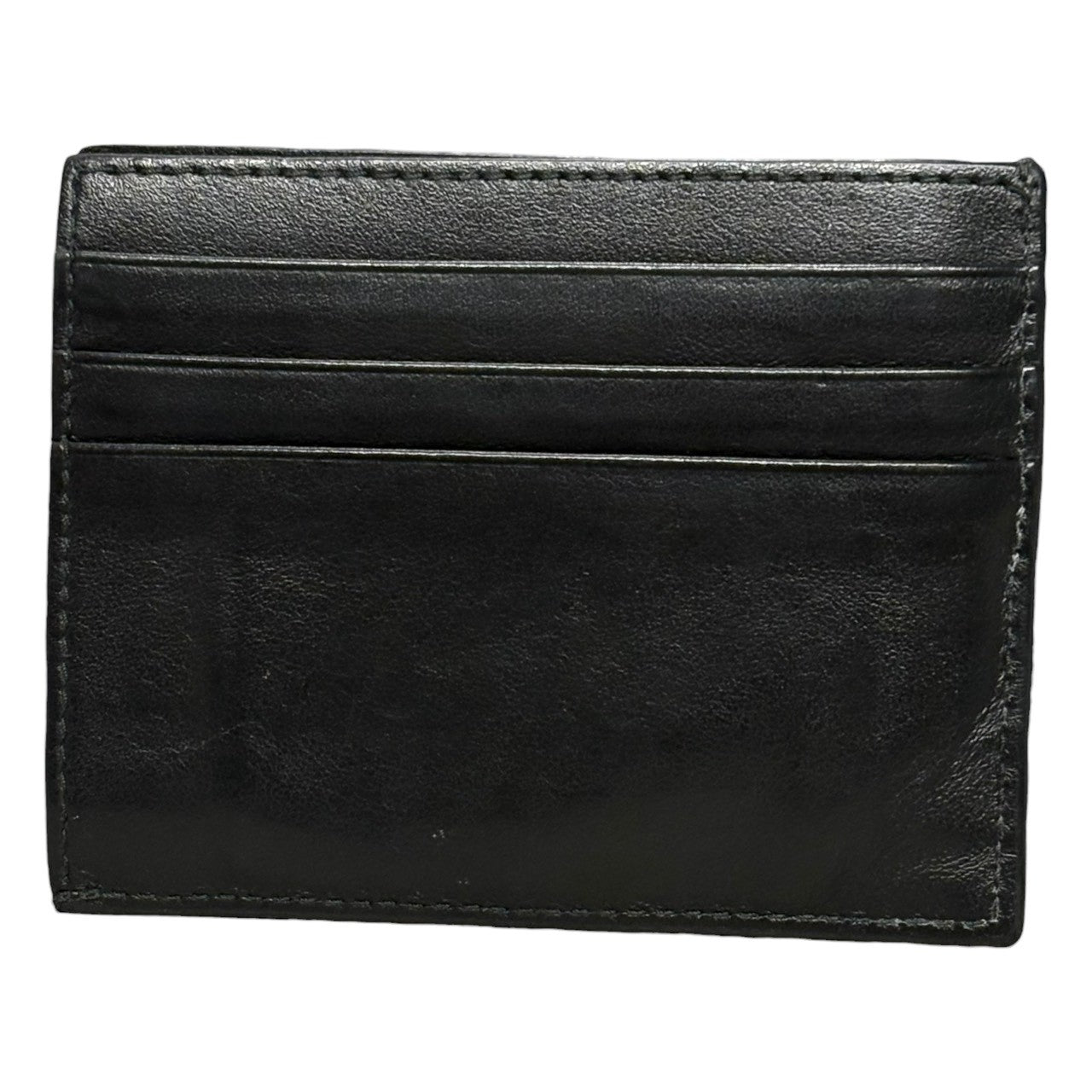 PRADA(プラダ) Triangle Logo Leather Card Case トライアングル ロゴ レザー カードケース 2MC223 ブラック
