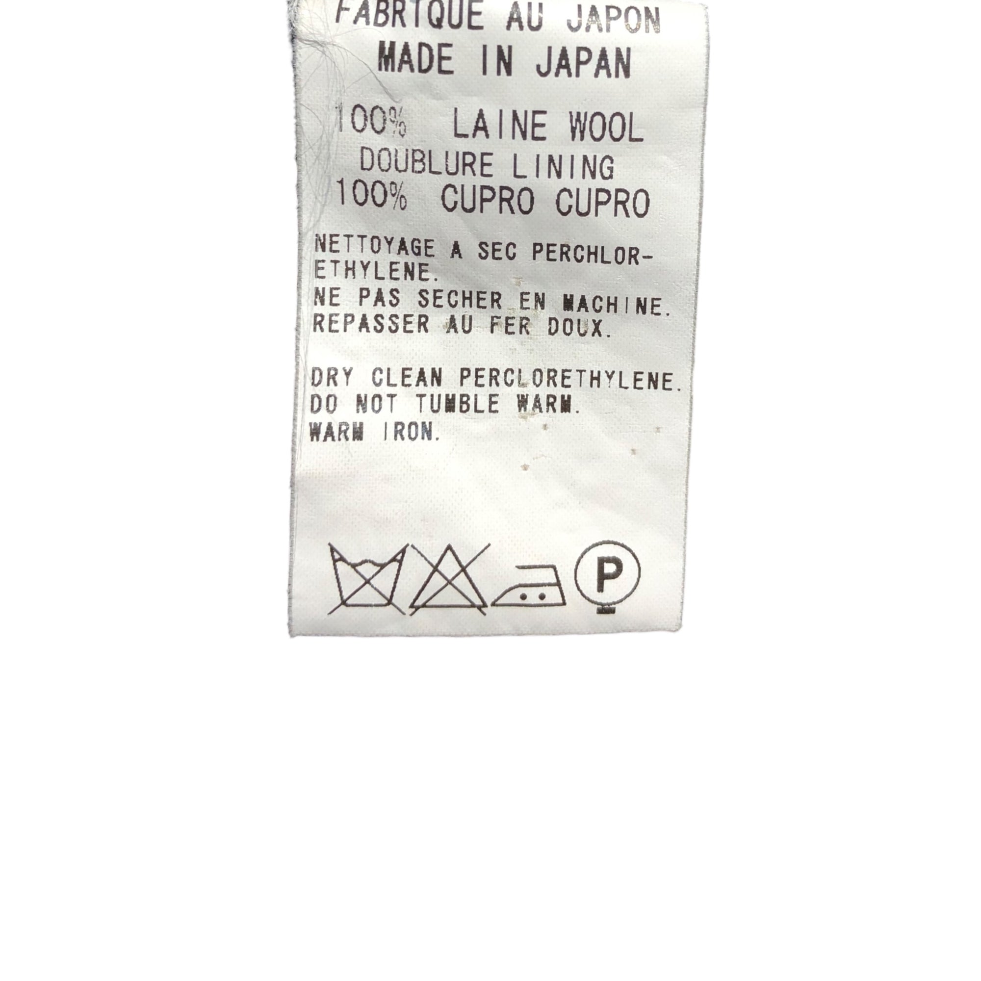 Y's(ワイズ) Zip modified design tailored jacket ジップ 変形 デザインテーラード ジャケット YQ-J14-102 4(L~XL程度) ブラック