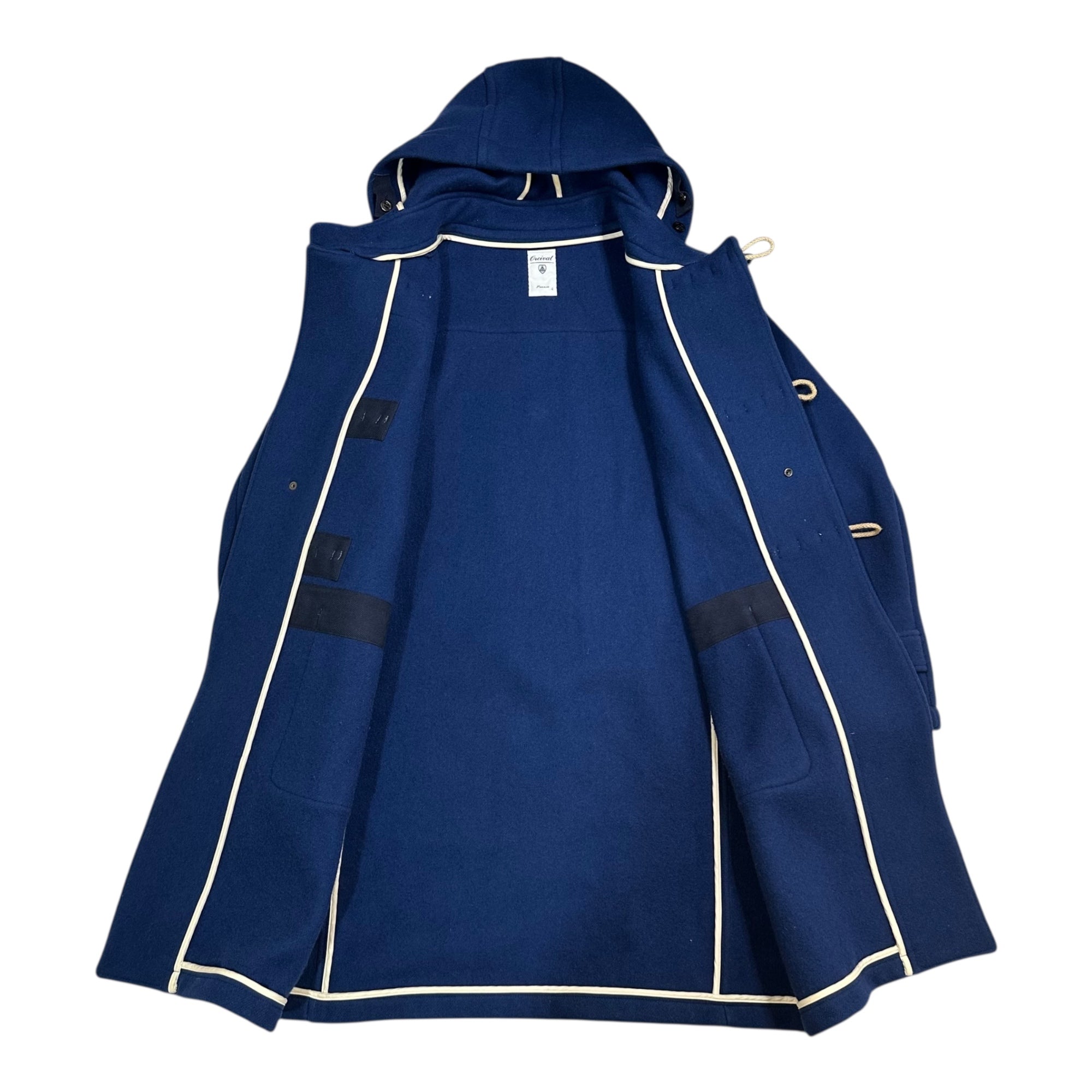 ORCIVAL(オーシバル) Wool Melton Duffle Coat ウール メルトン ダッフル コート RC-8413 4(メンズM) ブルー 参考定価¥58,300