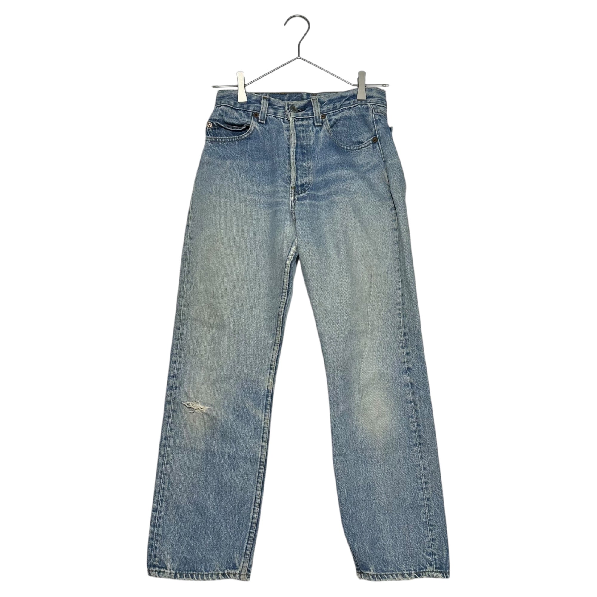 Levi's(リーバイス) 80's 501 USA made Vintage Straight Denim Pants ヴィンテージ ストレート デニム パンツ 501-558 W27.5(実寸約70cm) インディゴ 80年代 脇割り スモールe ハチマル USA製 532裏ボタン