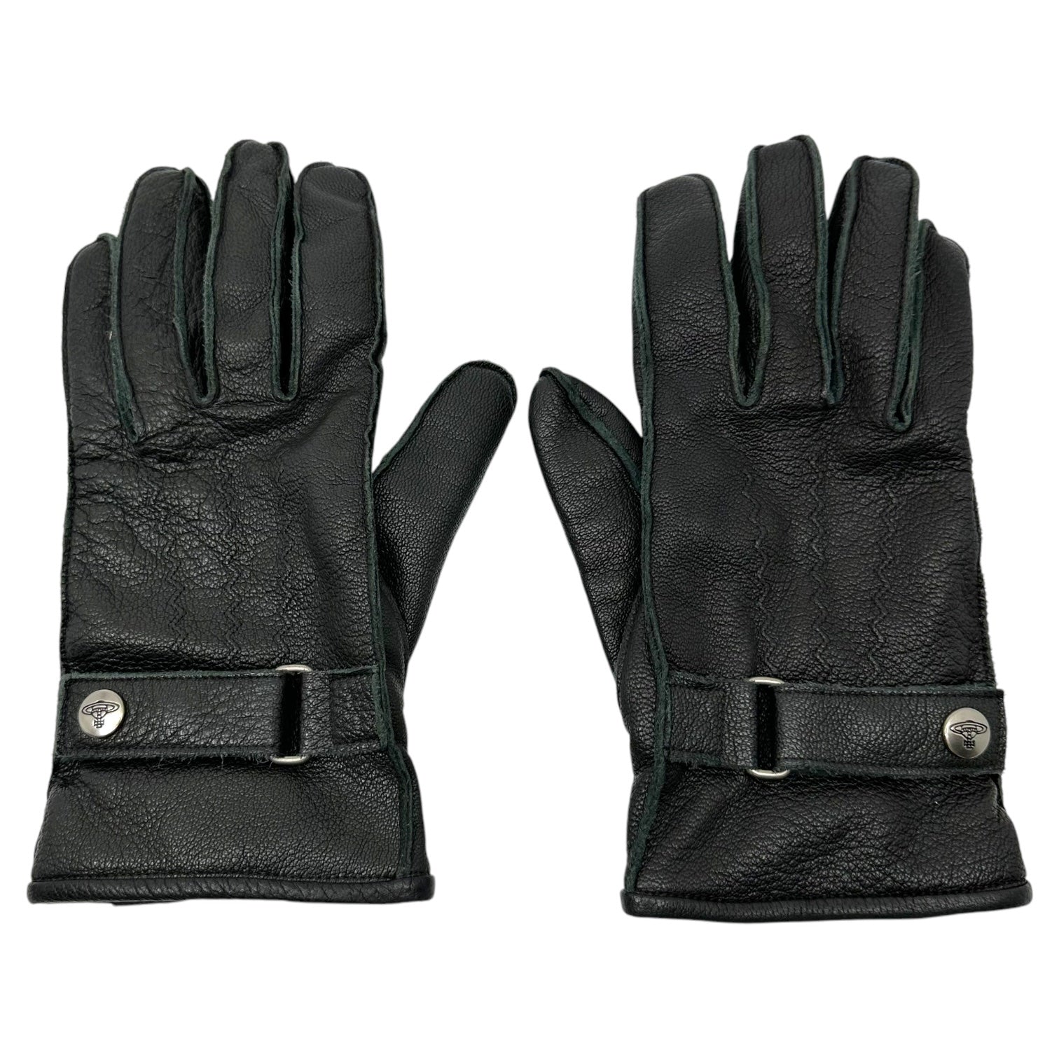 Vivienne Westwood(ヴィヴィアンウエストウッド) 00's Leather Glove レザー グローブ ブラック 手袋