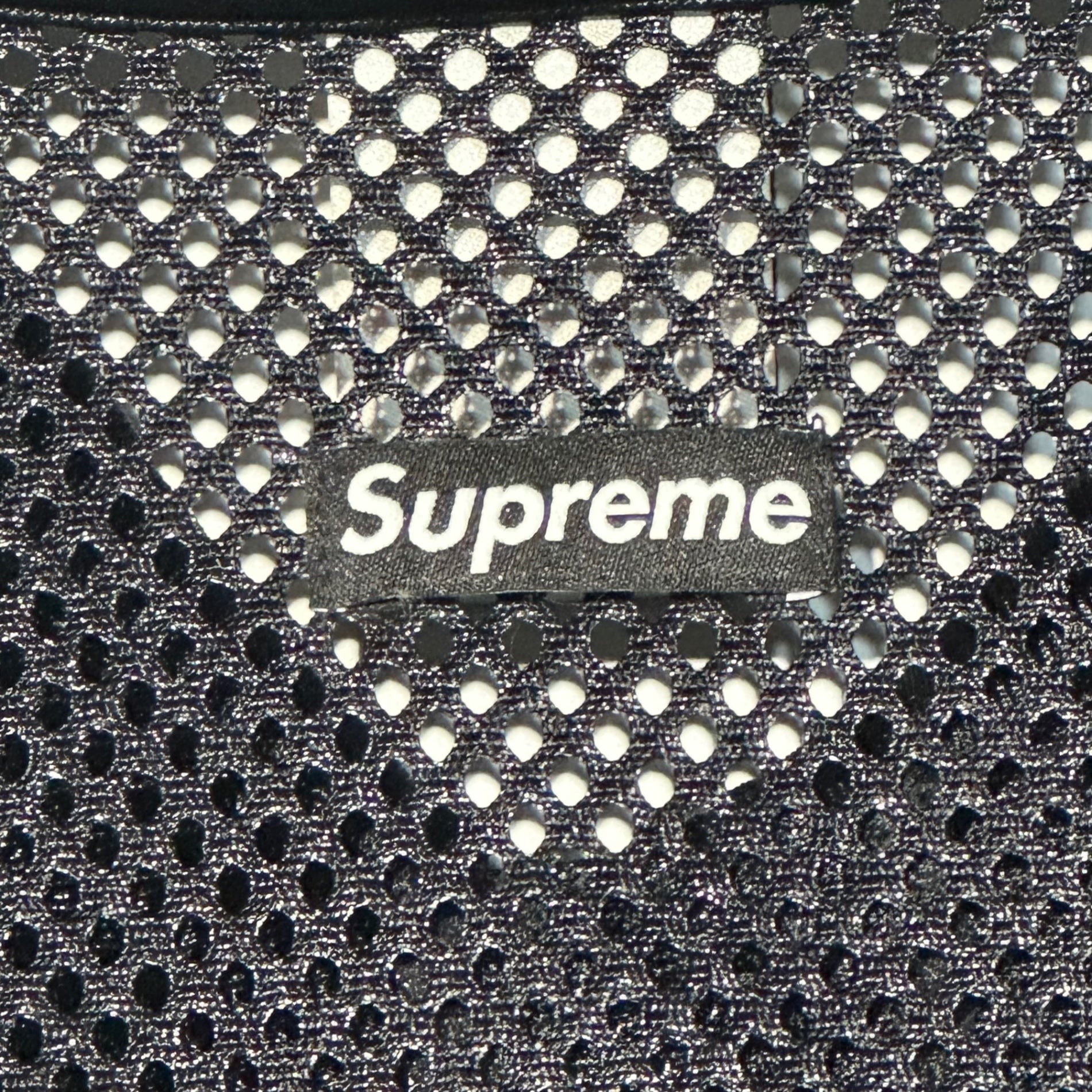 SUPREME×NIKE(シュプリーム×ナイキ) 24SS Mesh S/S Shirt "Black" メッシュ 半袖 シャツ FQ0346-010 L ブラック コラボ