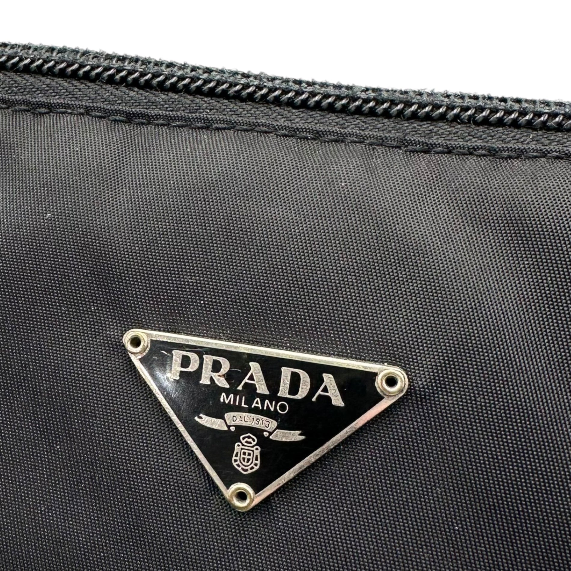PRADA(プラダ) Accessory Pouch Mini Handbag アクセサリー ポーチ ミニ ハンド バッグ ブラック