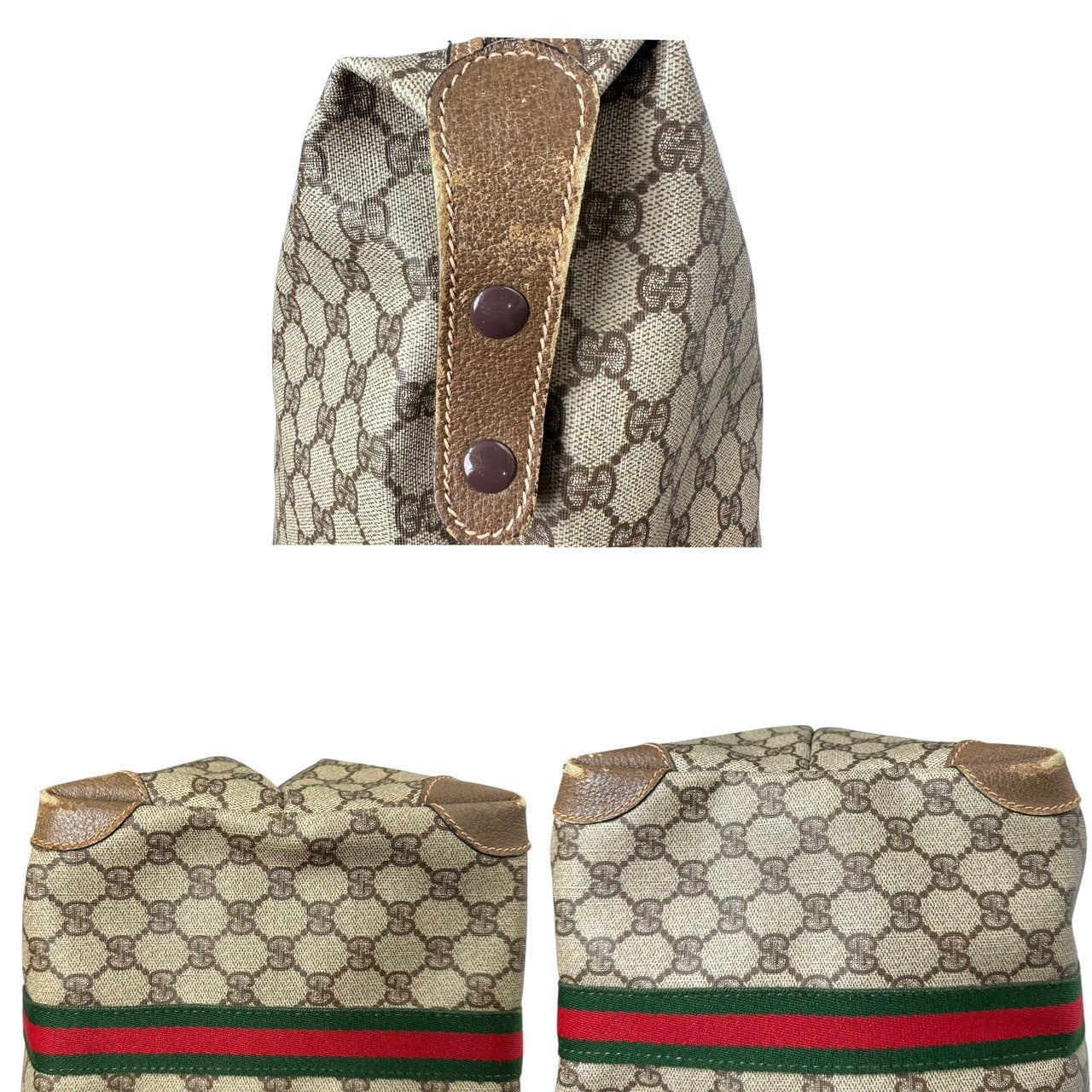 GUCCI(グッチ) GG Canvas Sherry Line Logo Tote Bag GG キャンバス シェリーライン ロゴ トート バッグ 012 39 6211 9411 ベージュ